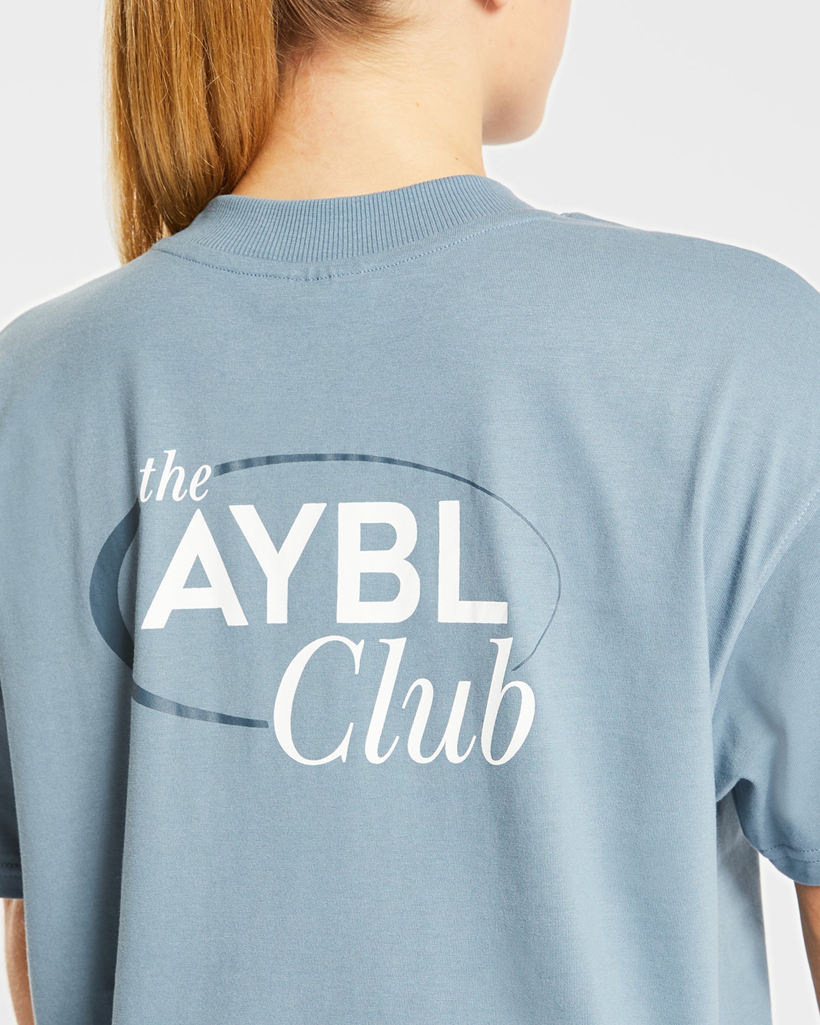 AYBL Club Oversized T Shirt - Vintage Blue