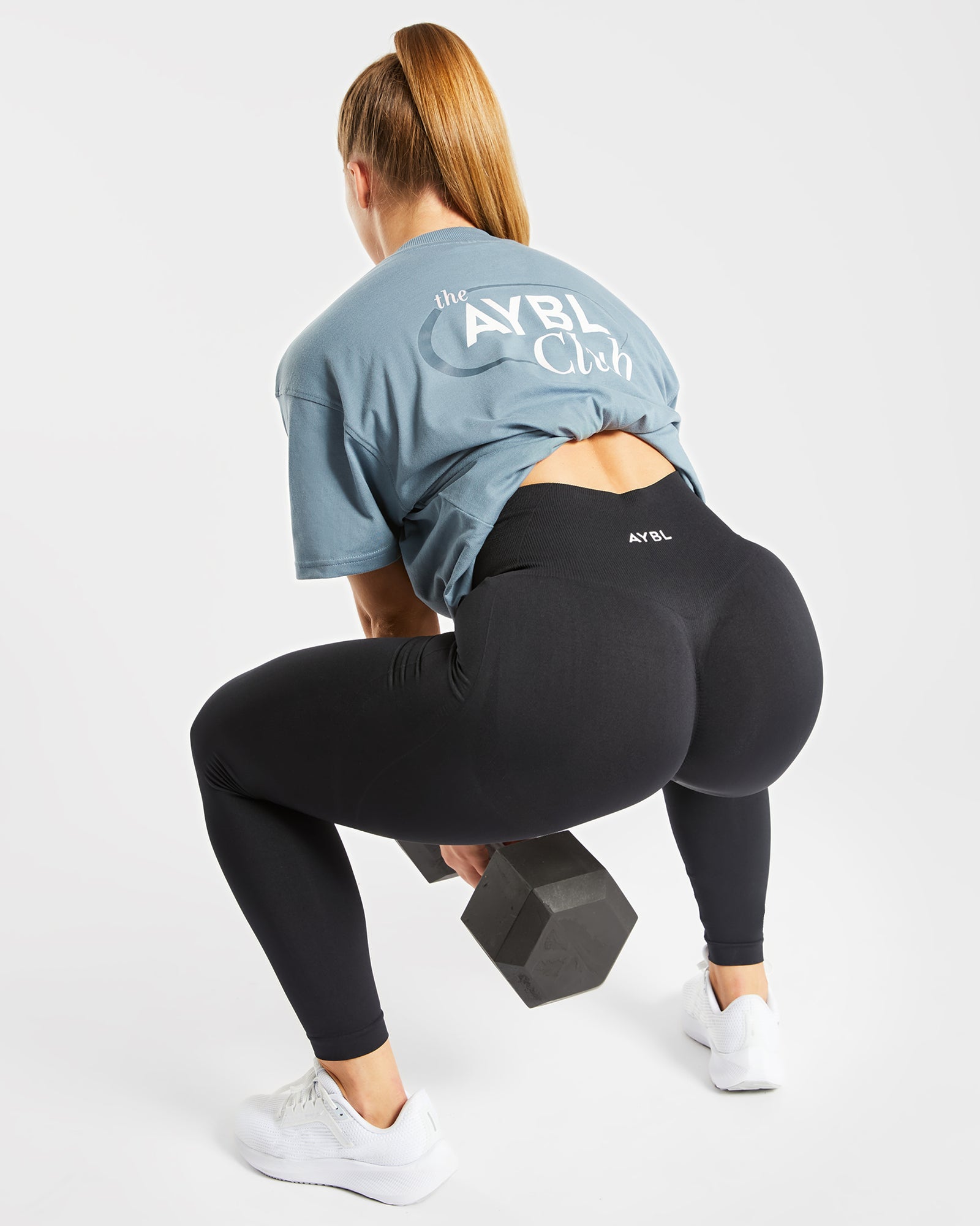 AYBL Club Oversized T Shirt - Vintage Blue