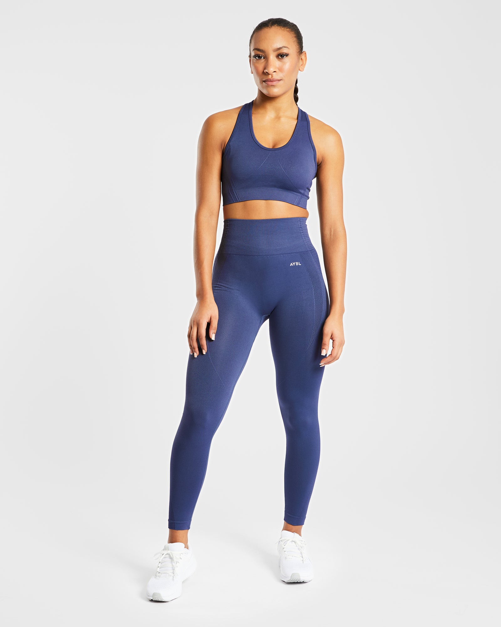 Balance V2 Seamless Sports Bra - Navy Blue