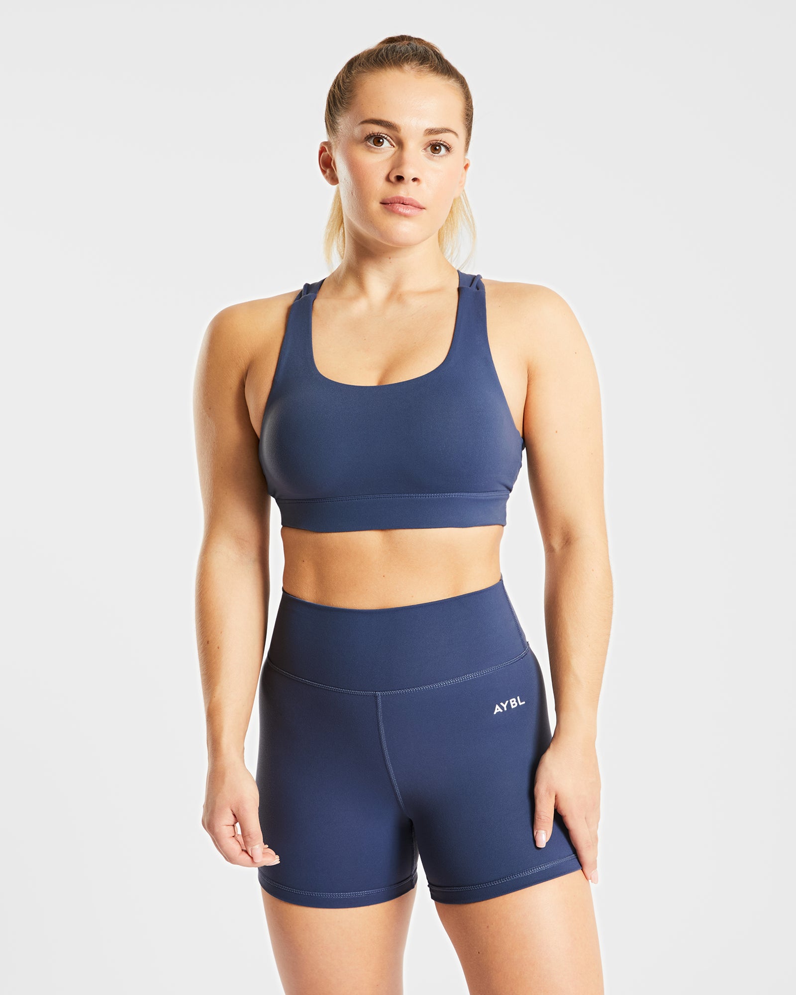 Core Sports Bra - Navy Blue
