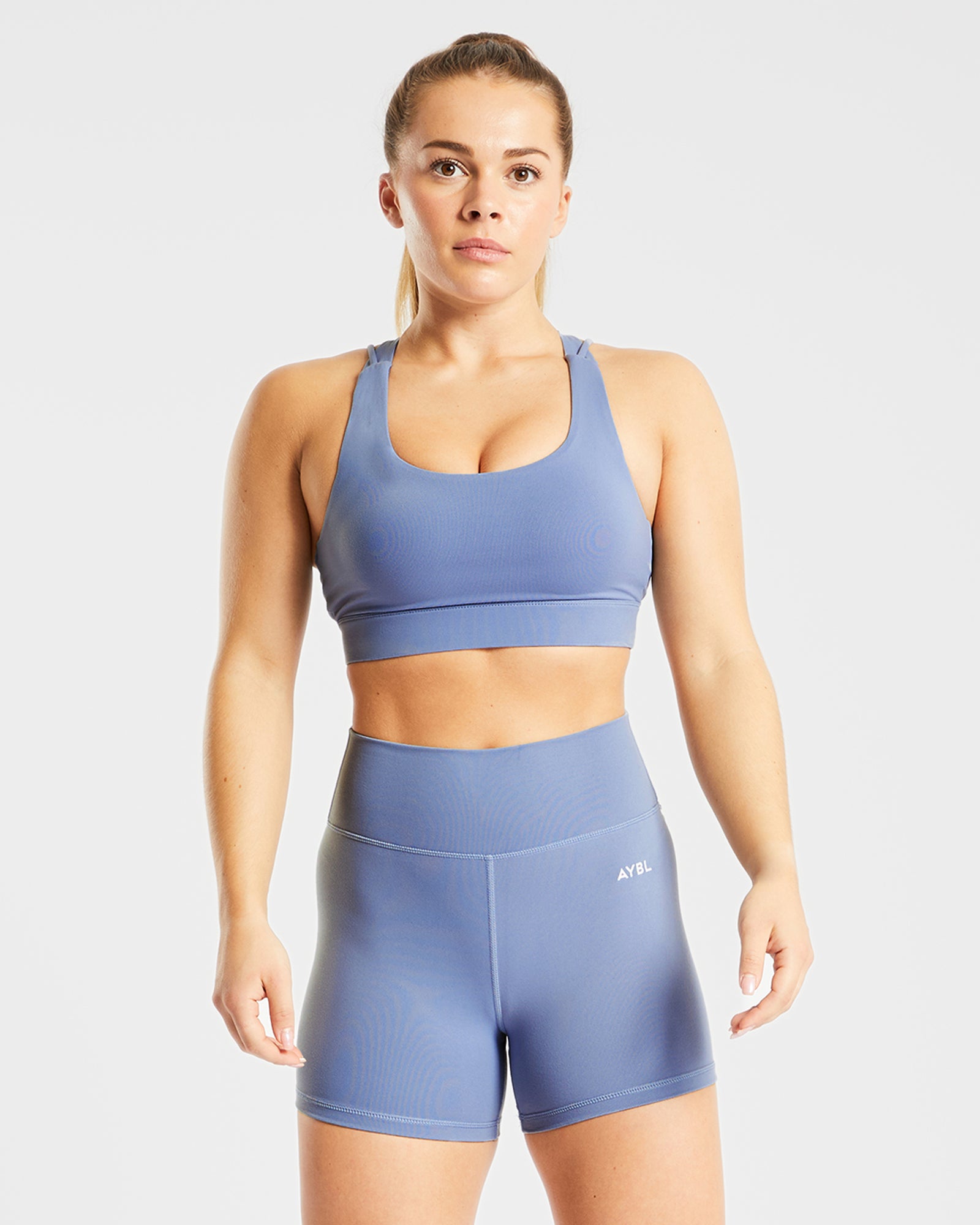 Core Sports Bra - Steel Blue