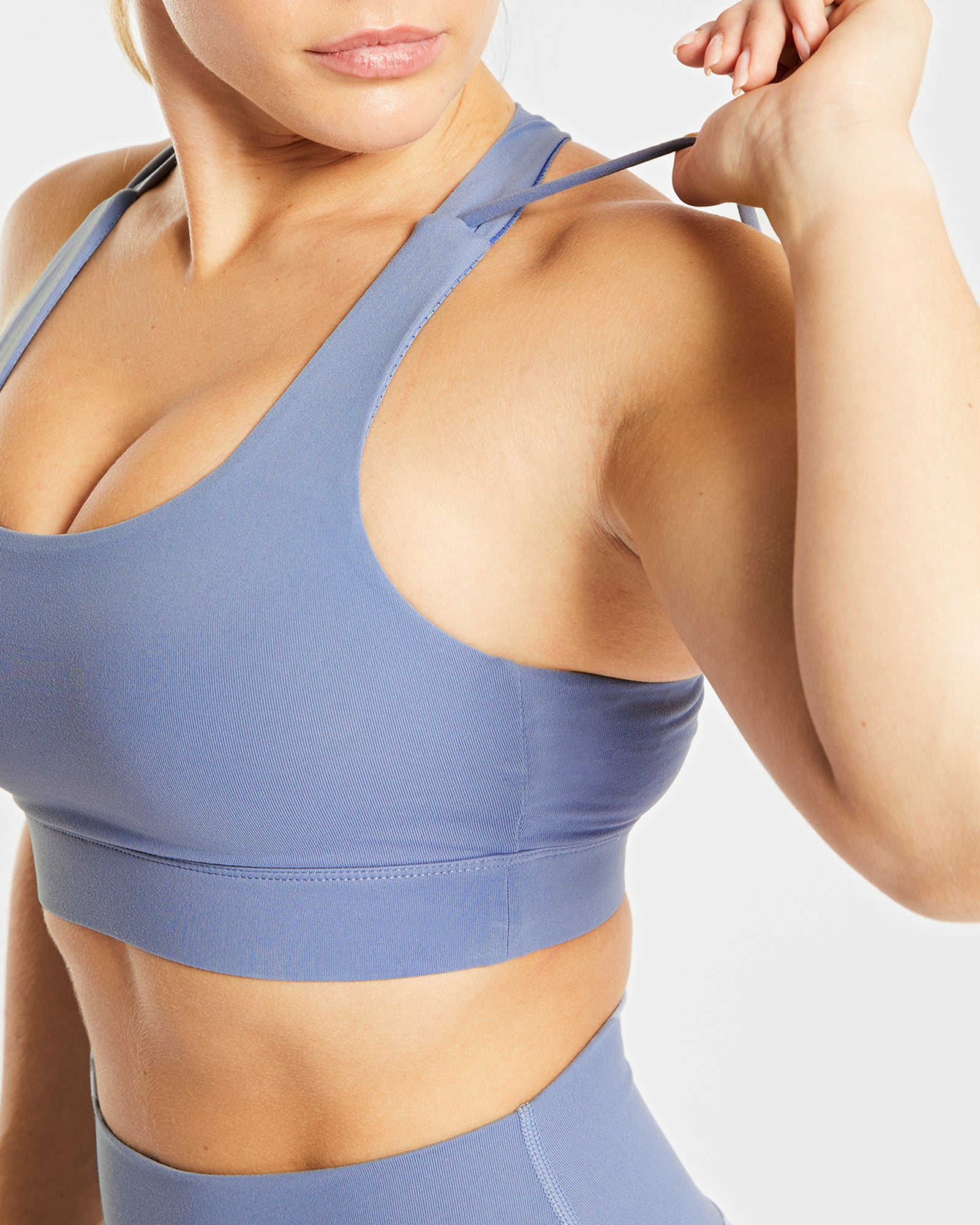 Core Sports Bra - Steel Blue