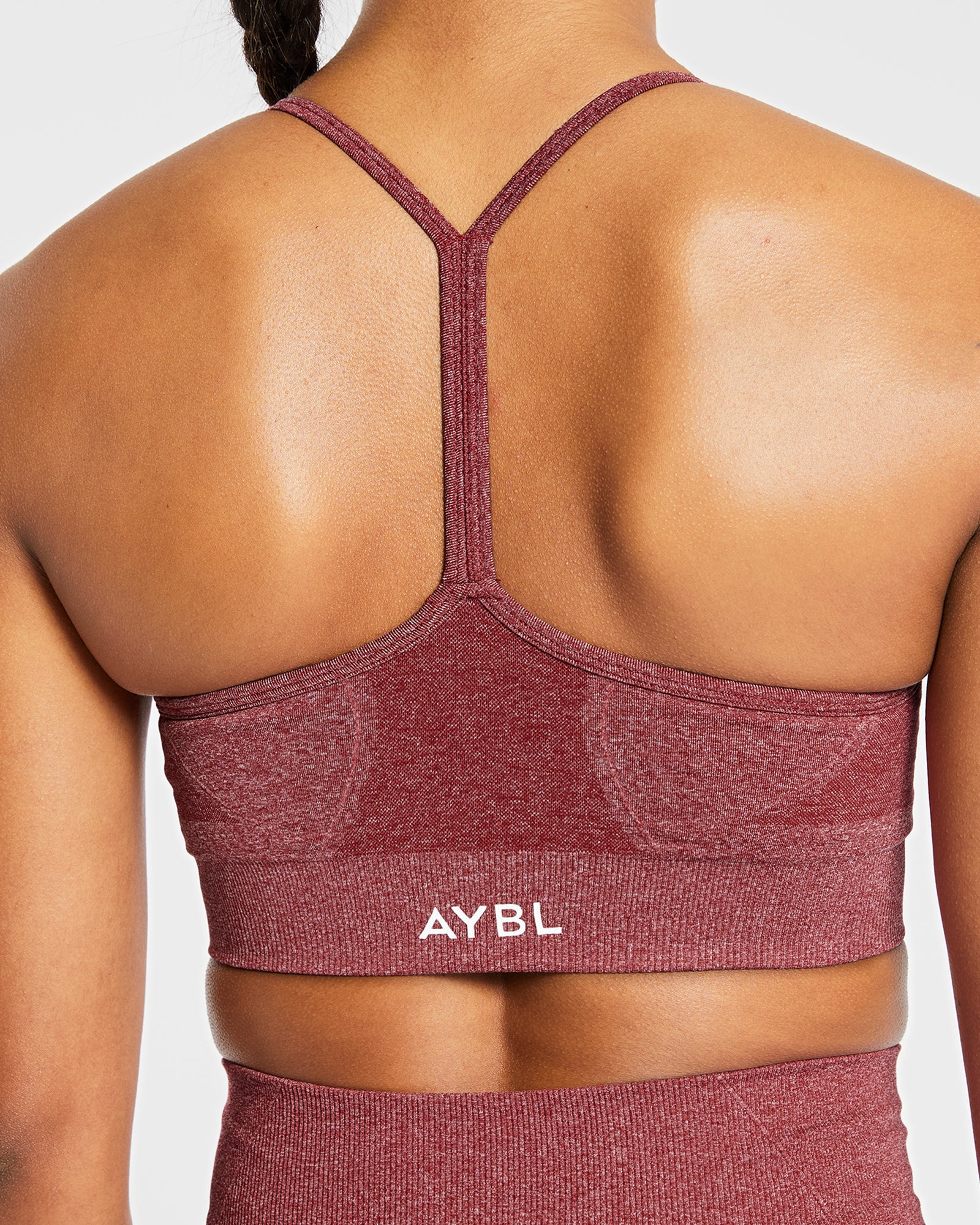 Empower Seamless Sports Bra - Red Marl - aybldev