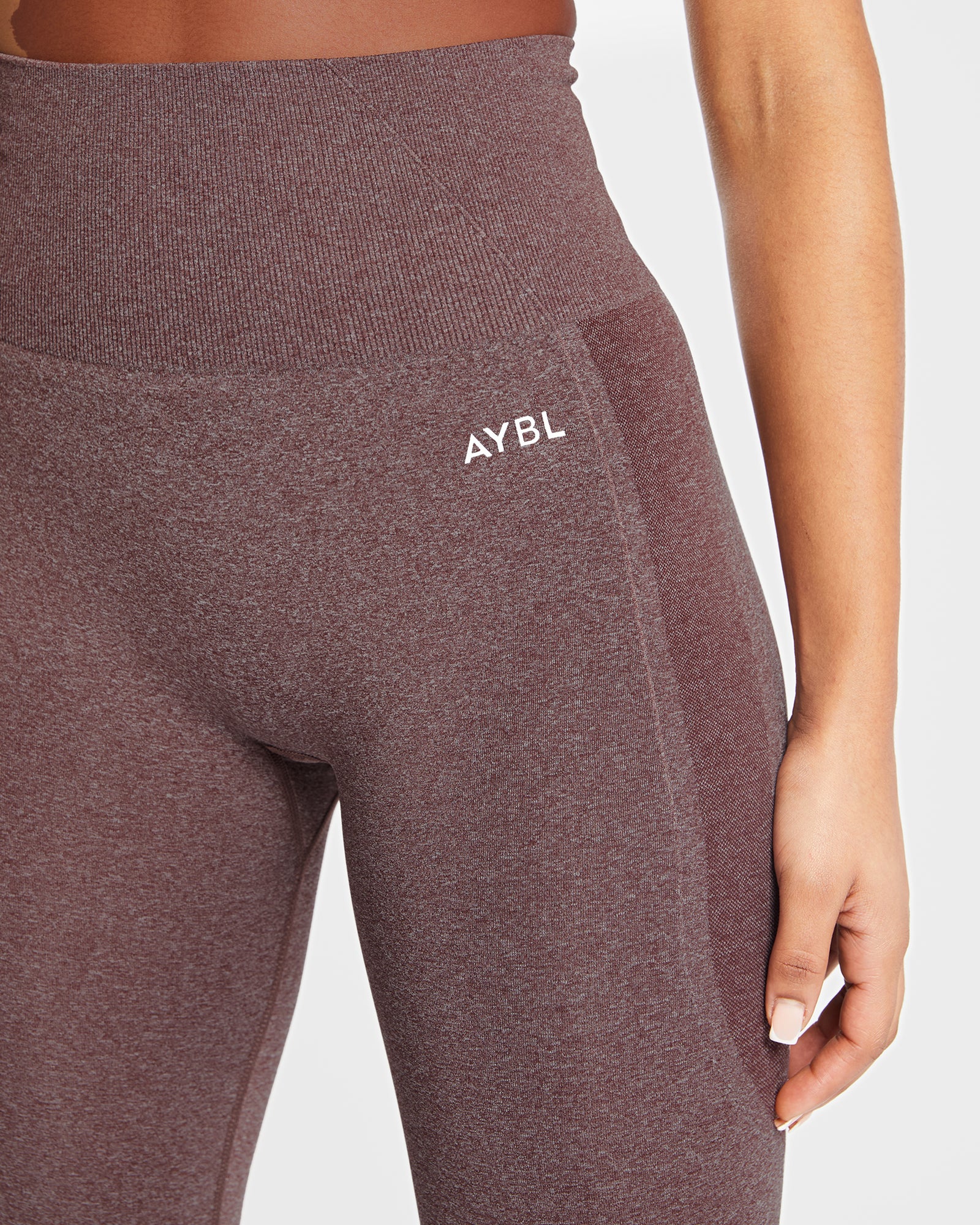 Empower Seamless Leggings - Brown Marl - aybldev
