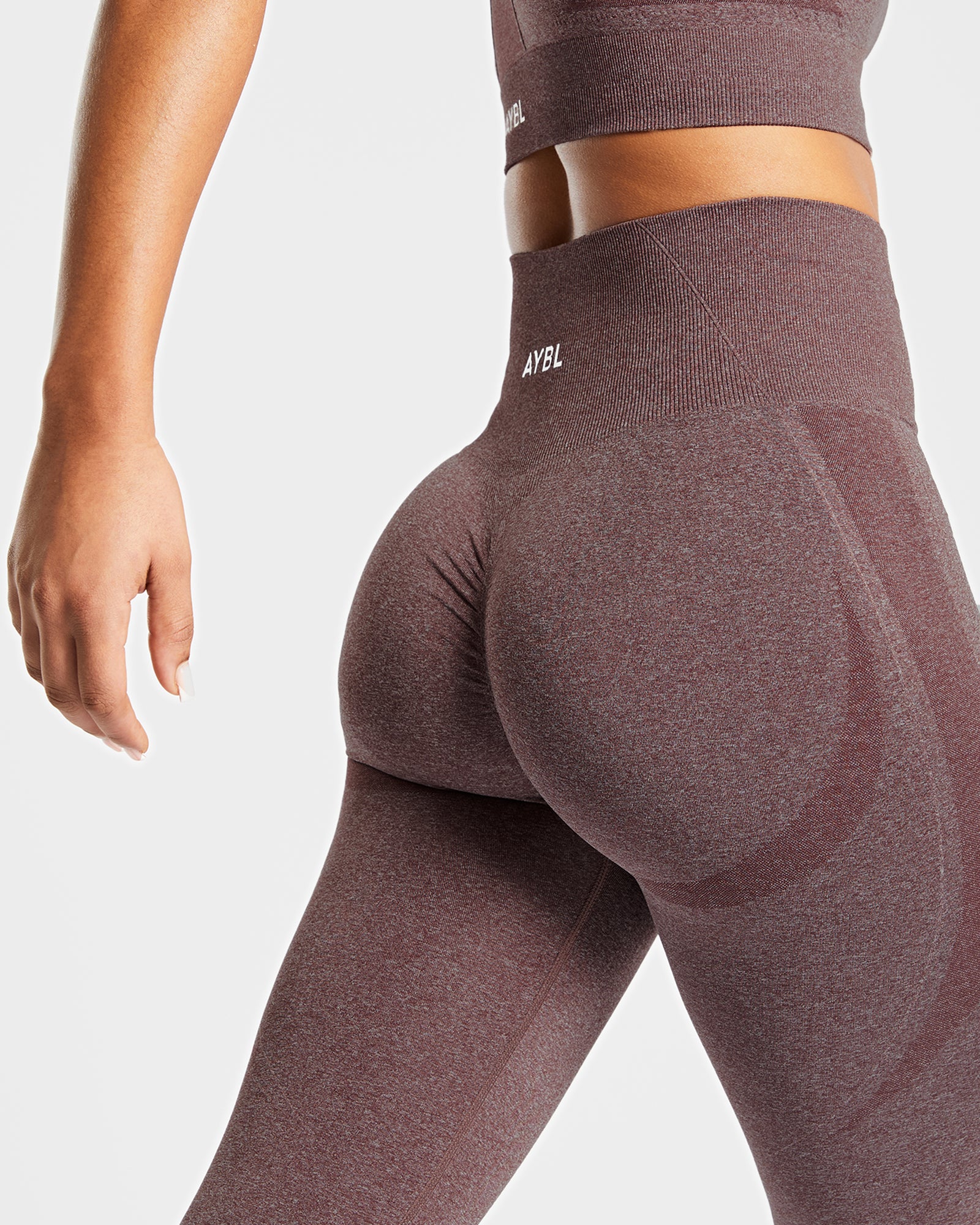 Empower Seamless Leggings - Brown Marl - aybldev