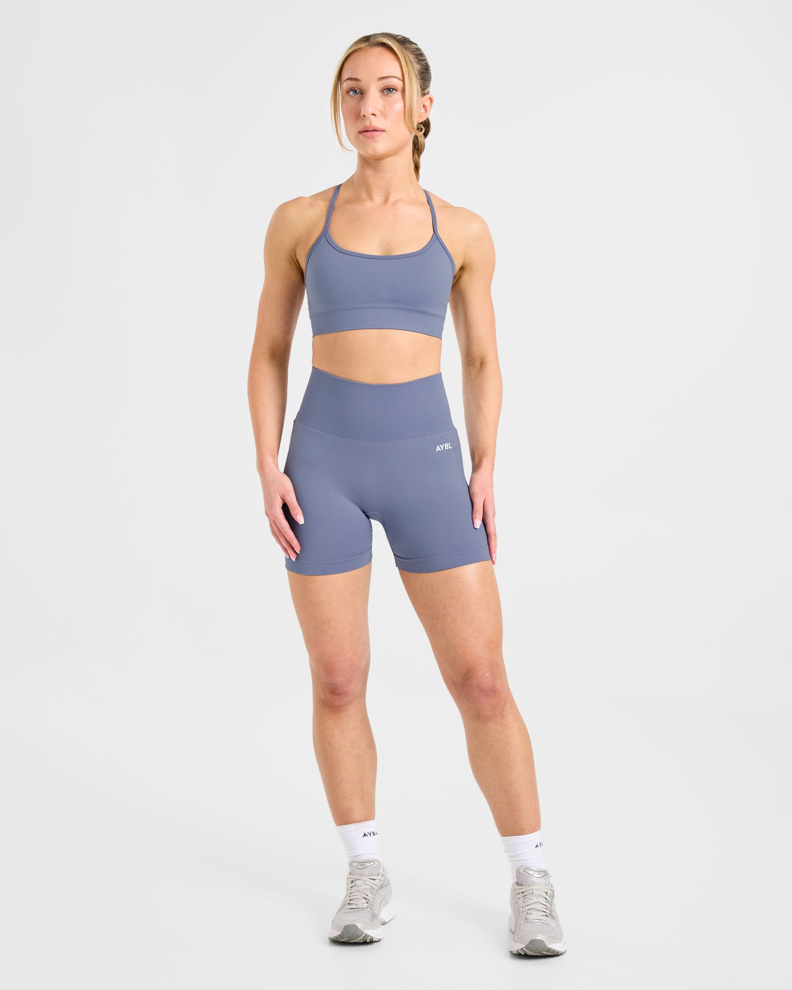 Empower Seamless Sports Bra - Slate Blue