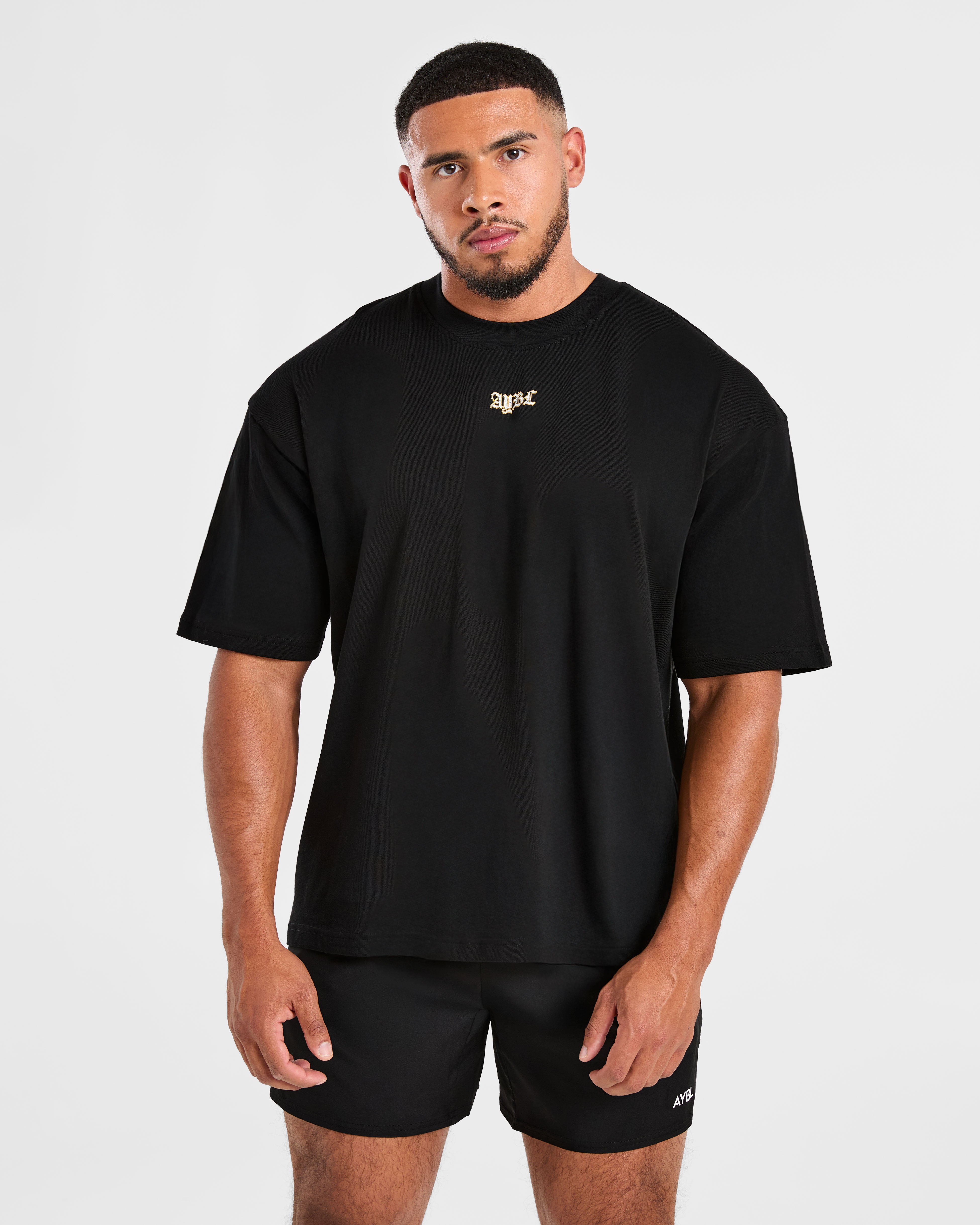 Wesley Vissers x Golden Mentality Oversized T Shirt - Black