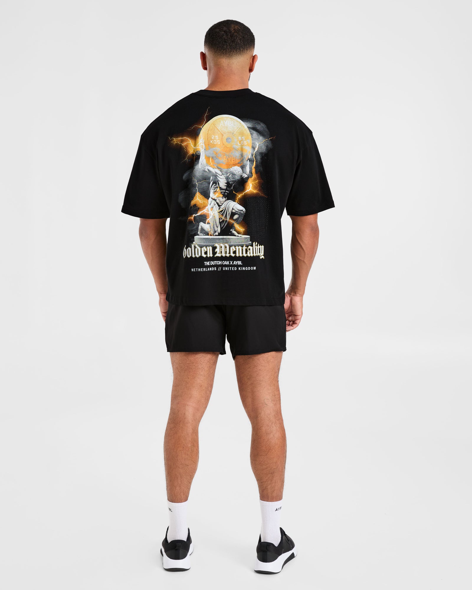 Wesley Vissers x Golden Mentality Oversized T Shirt - Black