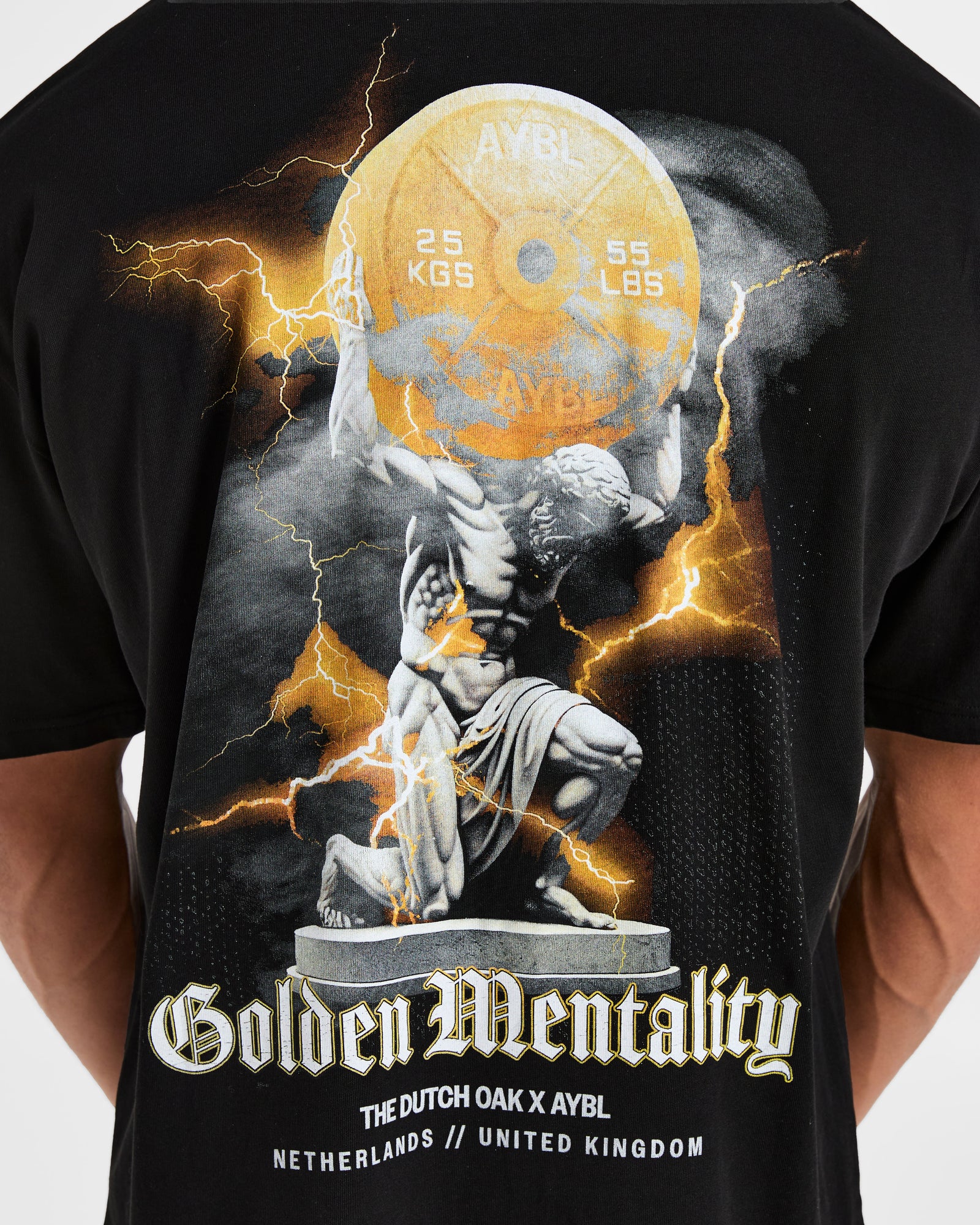 Wesley Vissers x Golden Mentality Oversized T Shirt - Black