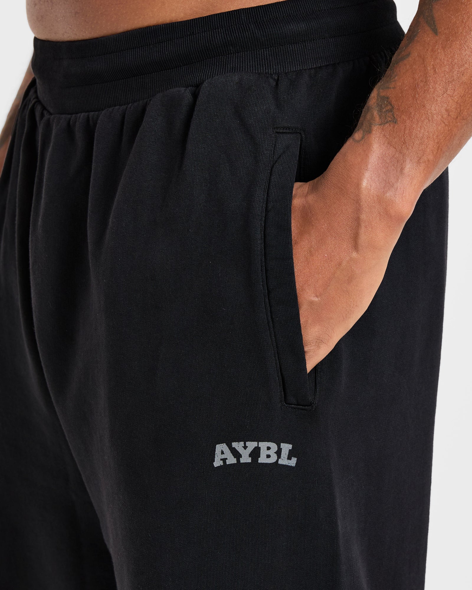 Elite Straight Leg Joggers - Black/Charcoal