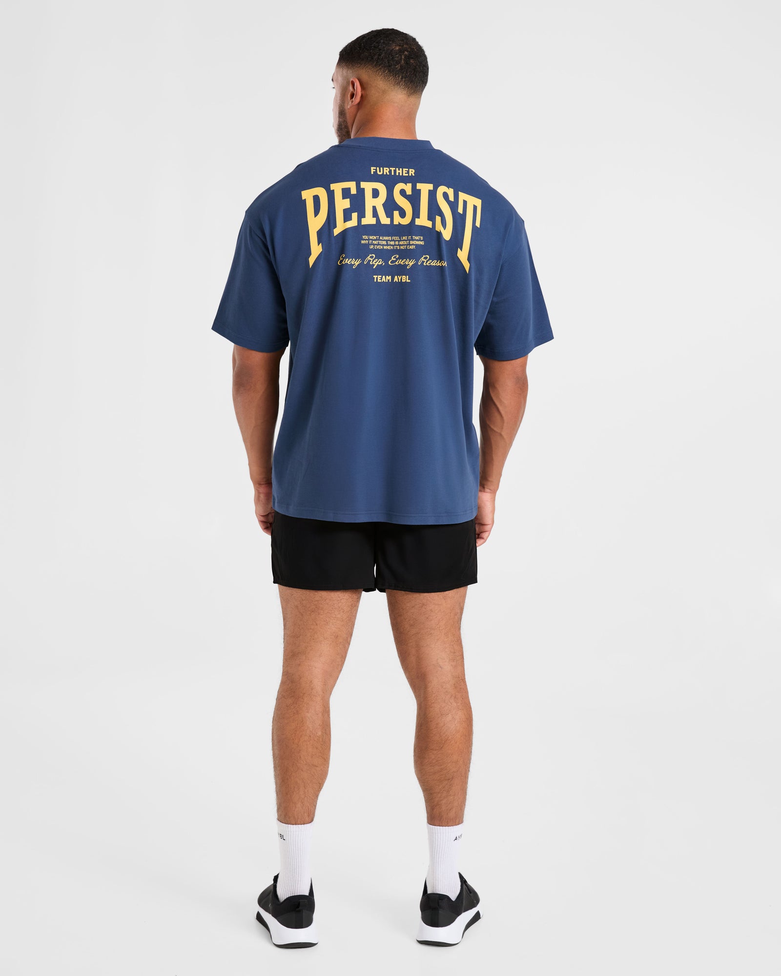Cam Kissel x Persist Oversized T Shirt - Vintage Navy