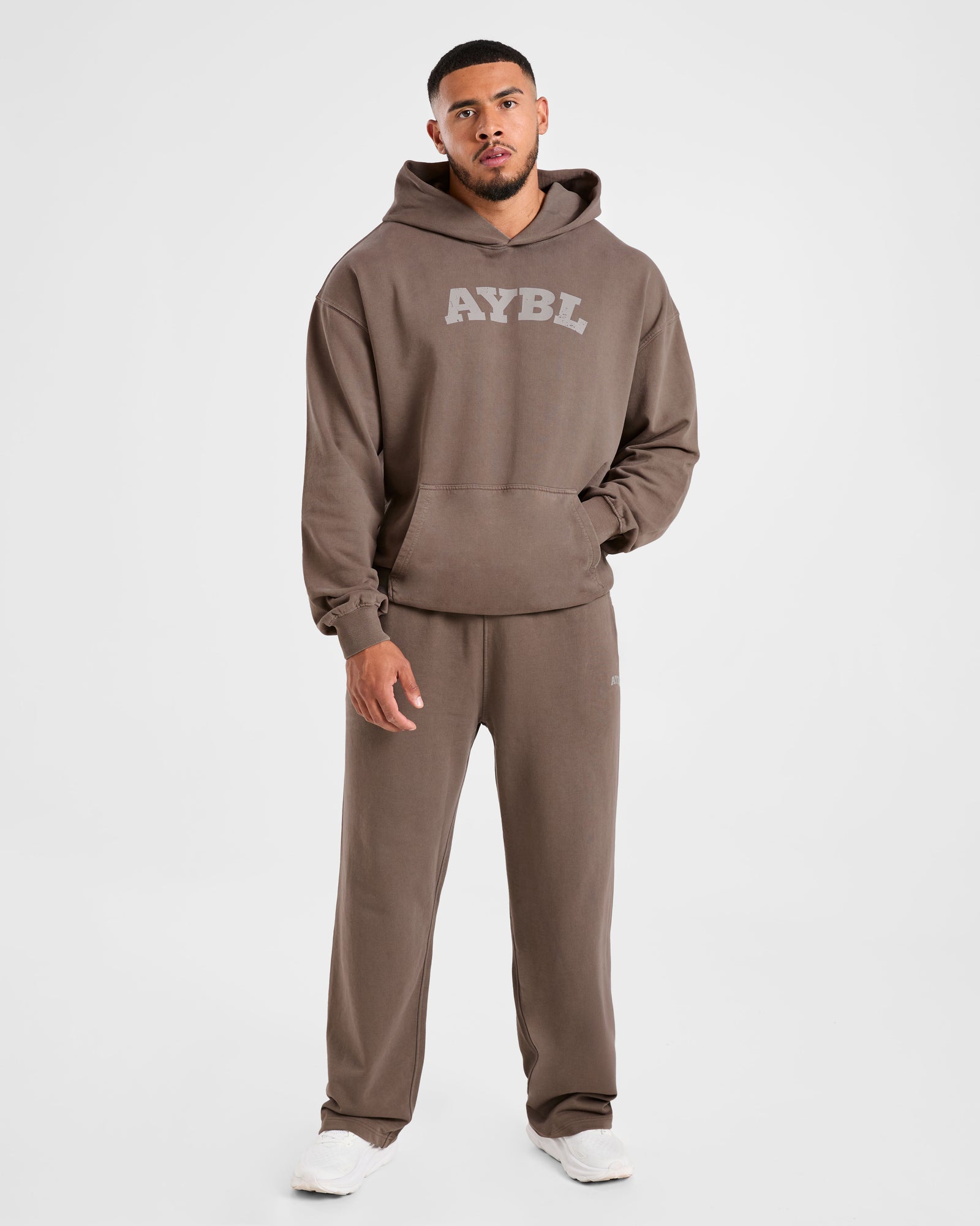 Elite Straight Leg Joggers - Umber Brown