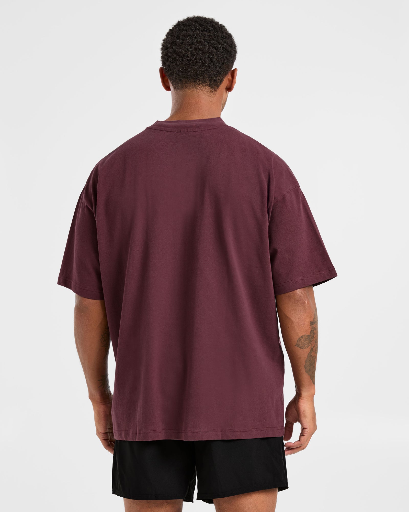 Elite Oversized T Shirt- Dusty Plum
