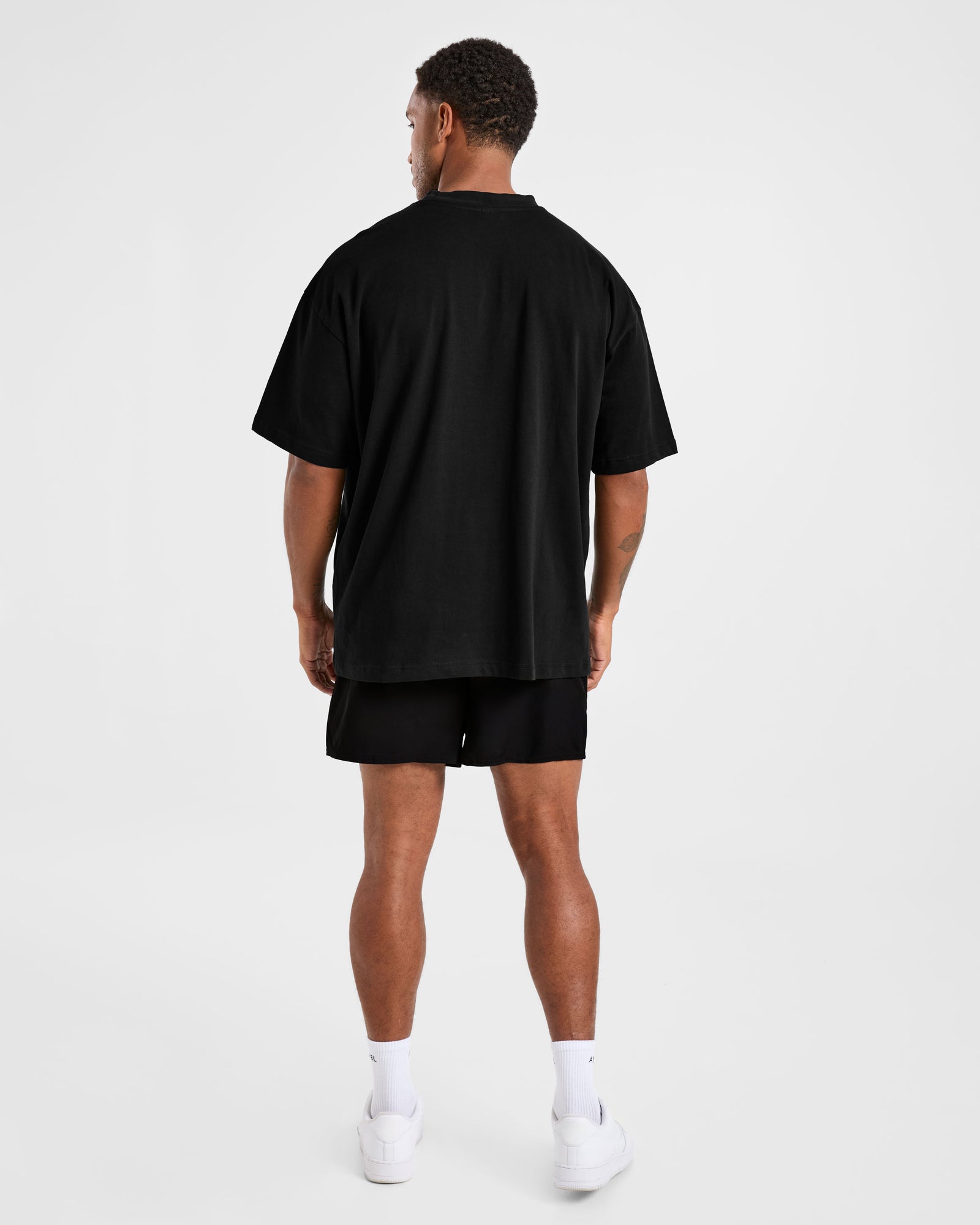 Elite Oversized T Shirt- Black/Charcoal