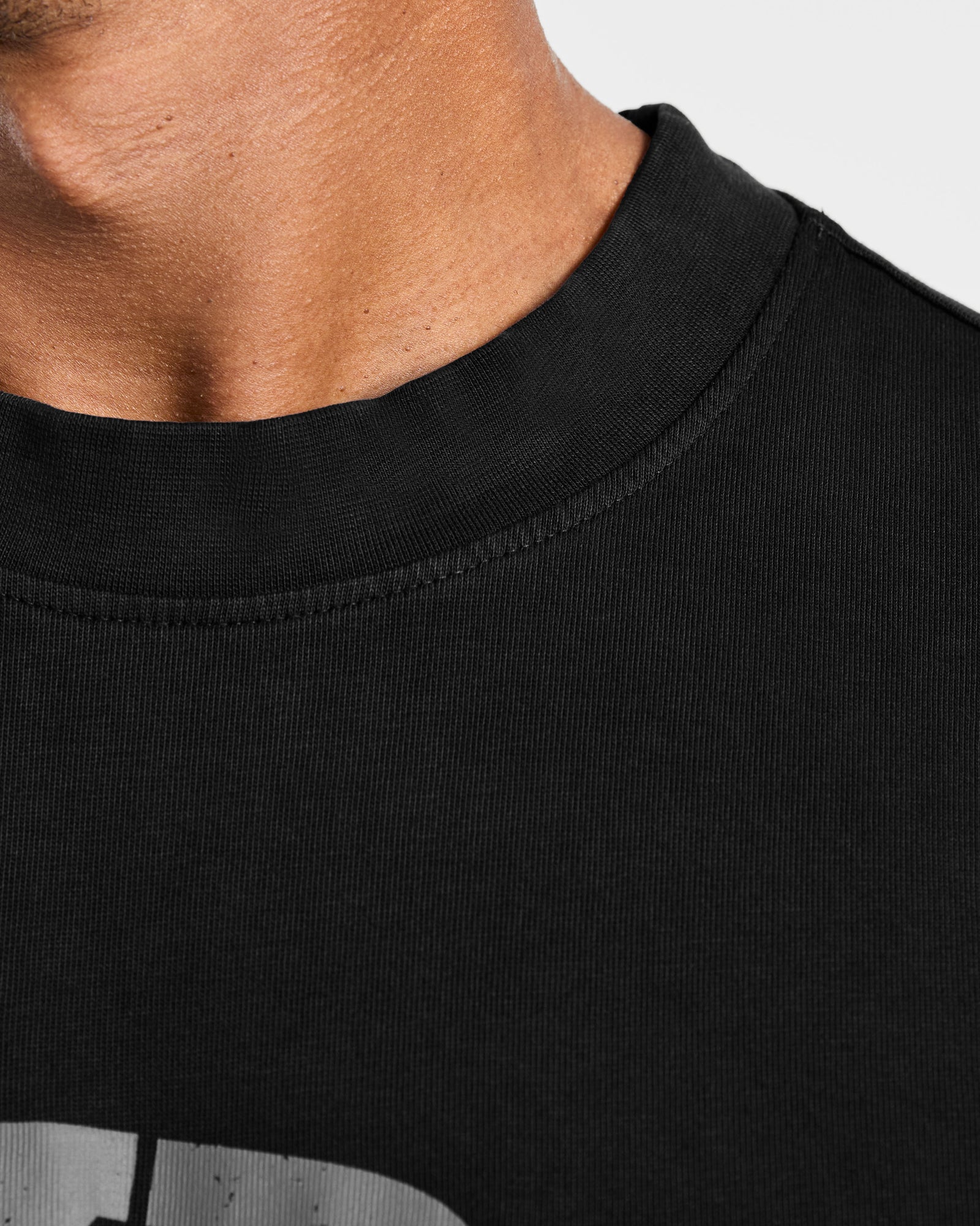 Elite Oversized T Shirt- Black/Charcoal