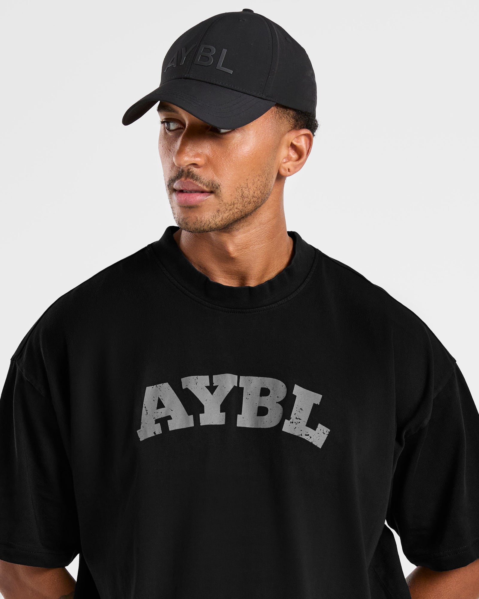 Elite Oversized T Shirt- Black/Charcoal