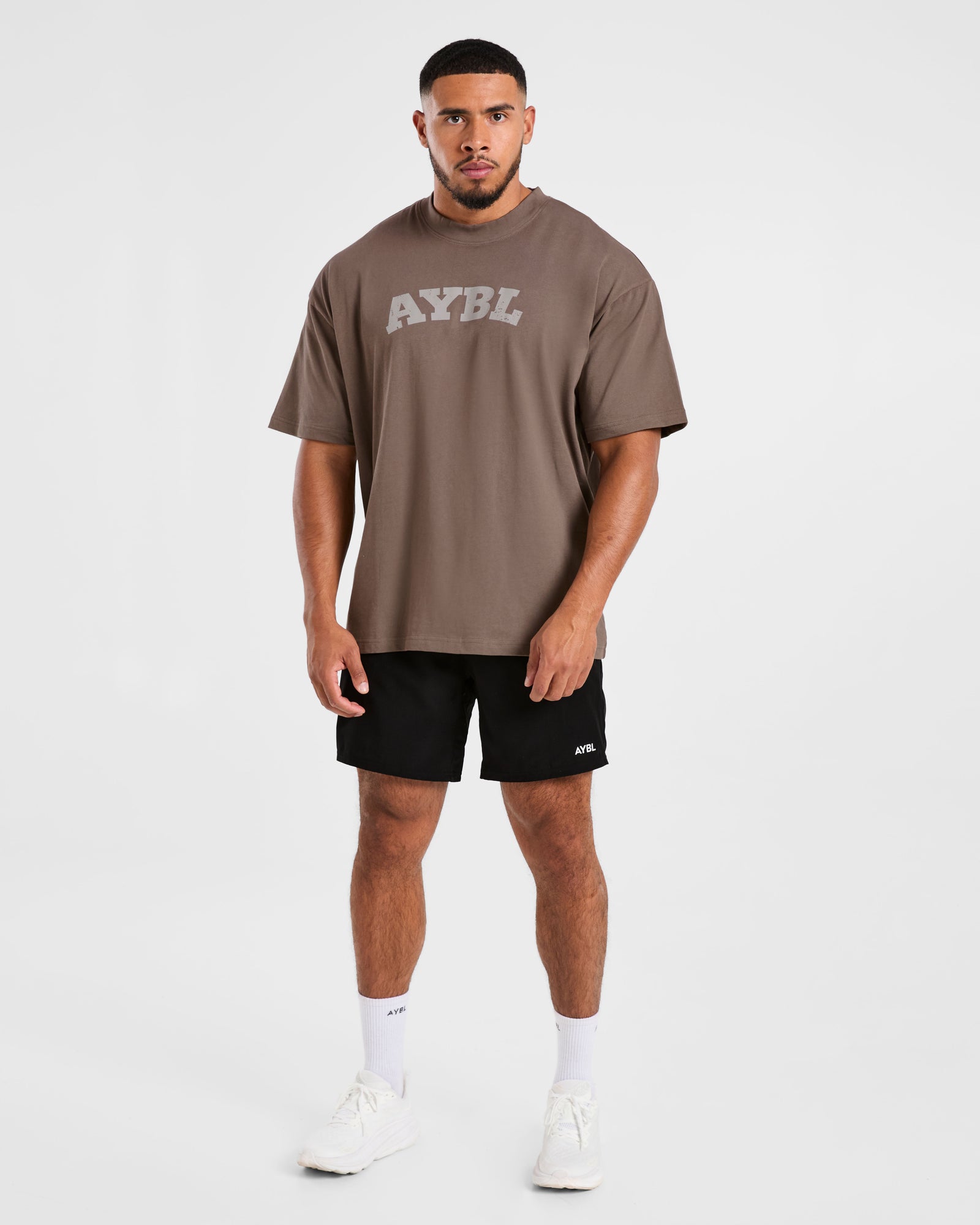 Elite Oversized T Shirt- Umber Brown