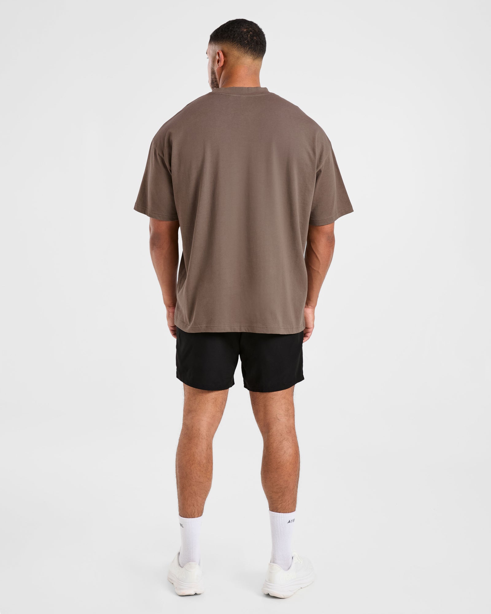 Elite Oversized T Shirt- Umber Brown
