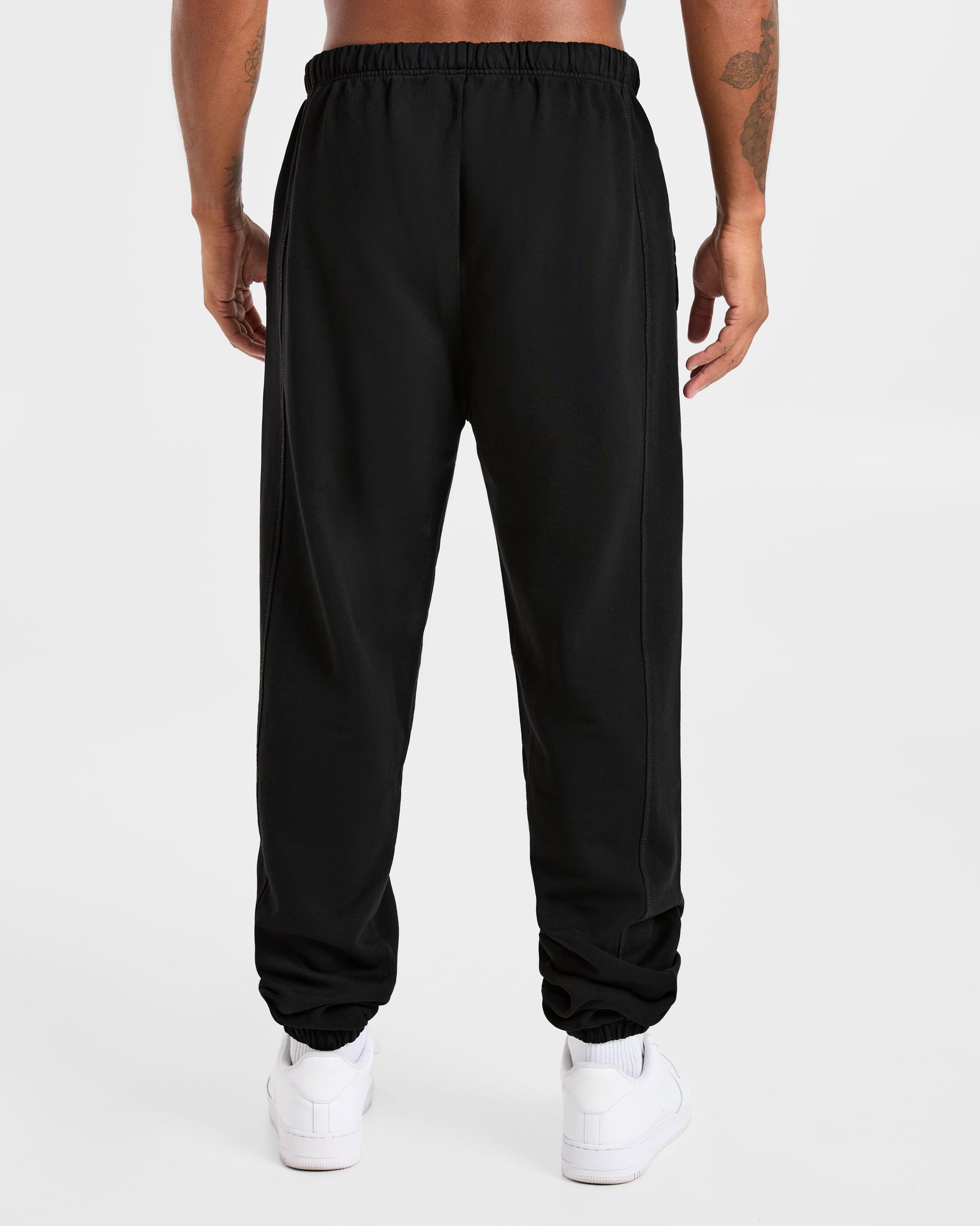 Lift Club Distressed Joggers - Black/Charcoal