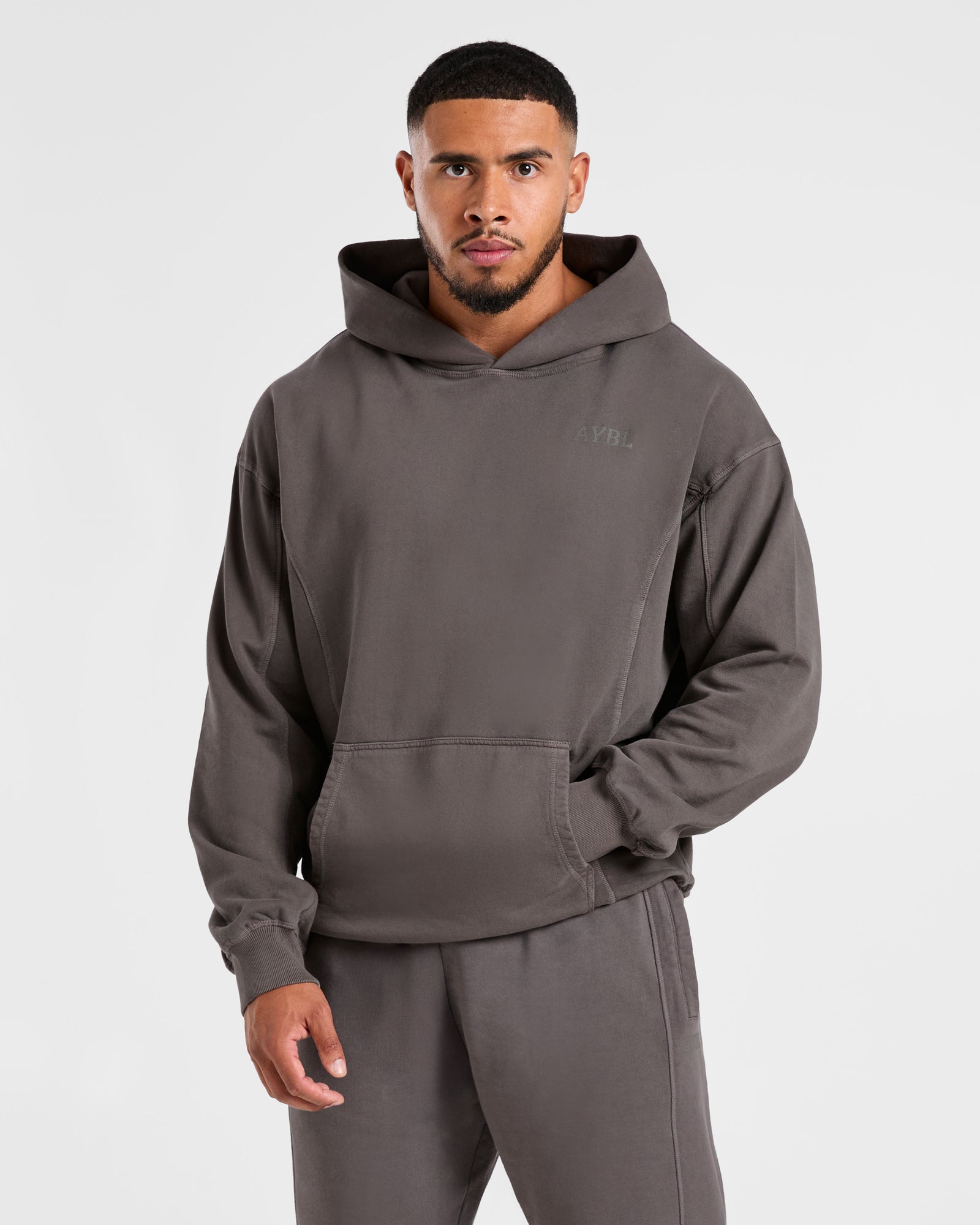 Lift Club Distressed Hoodie - Charcoal