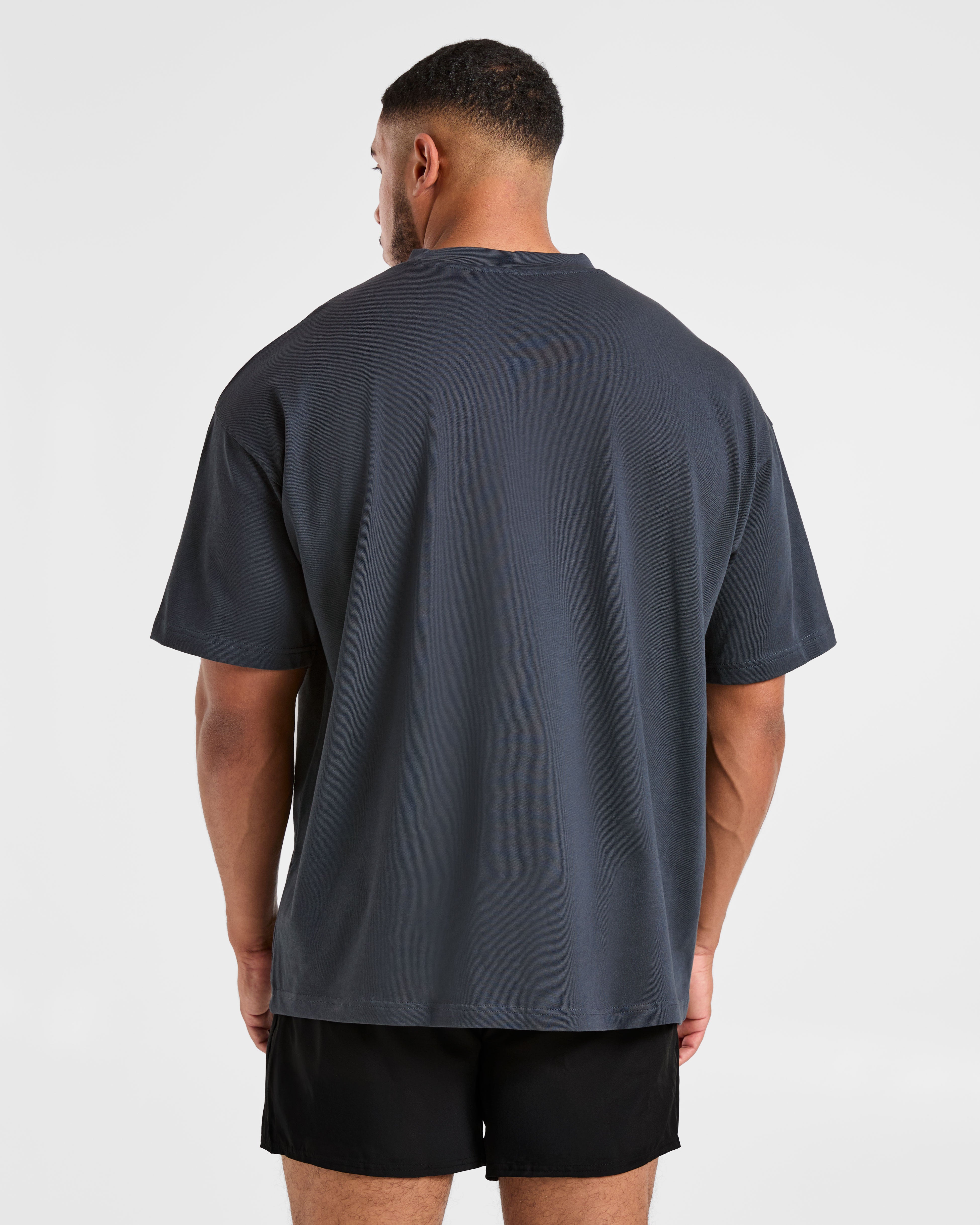 Elite Oversized T Shirt - Heavy Blue