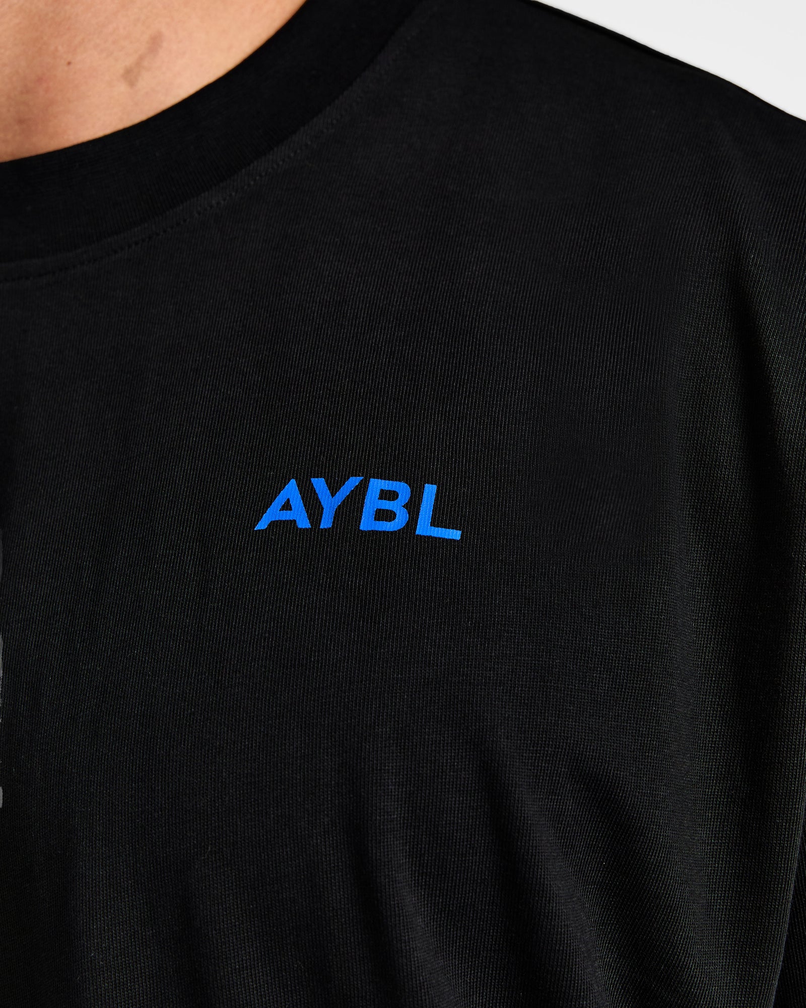 Essential Oversized T Shirt - Black/Cobalt
