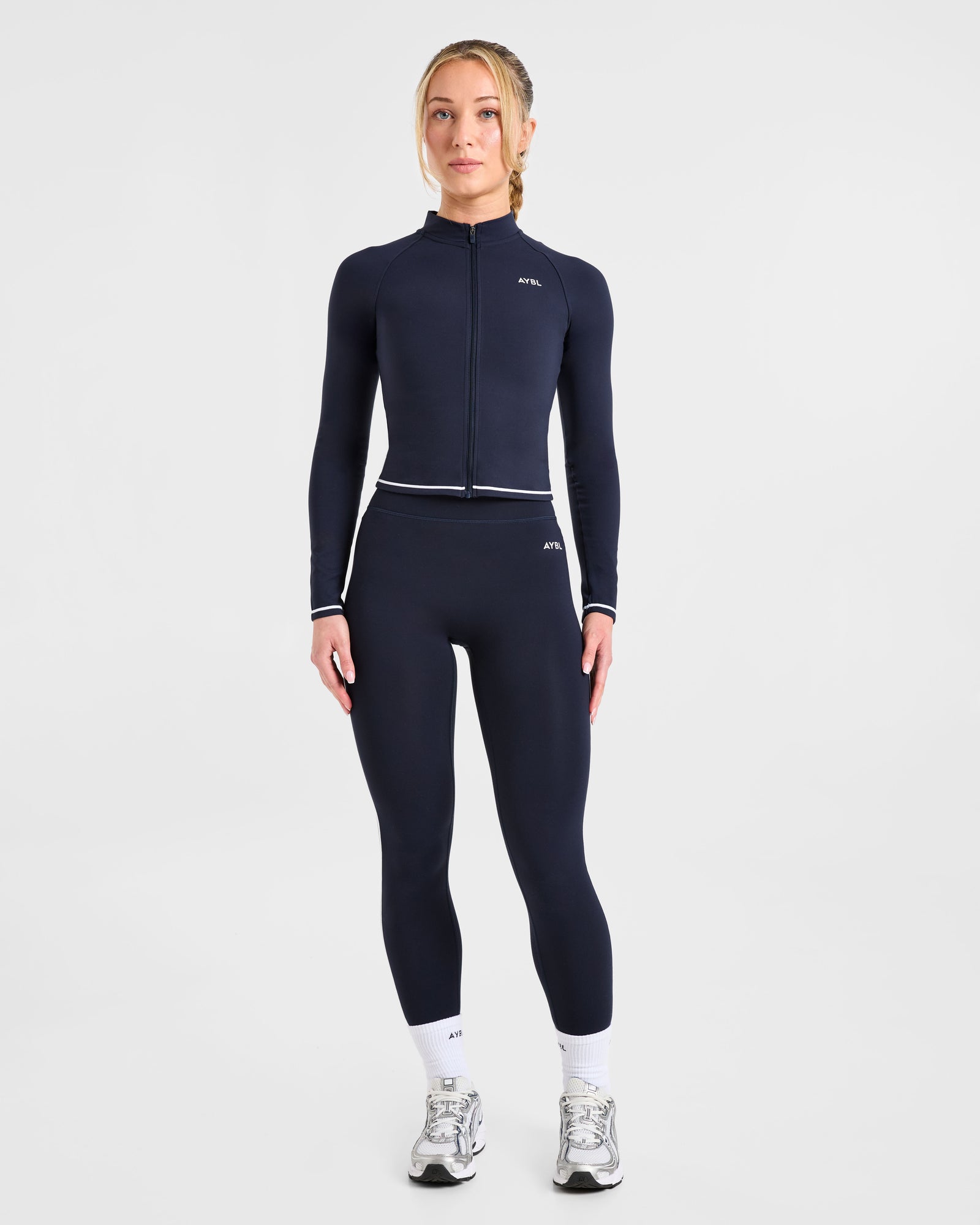 Form Zip Up Jacket - Muted Navy