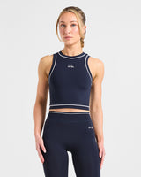 Form Tank Top - Muted Navy