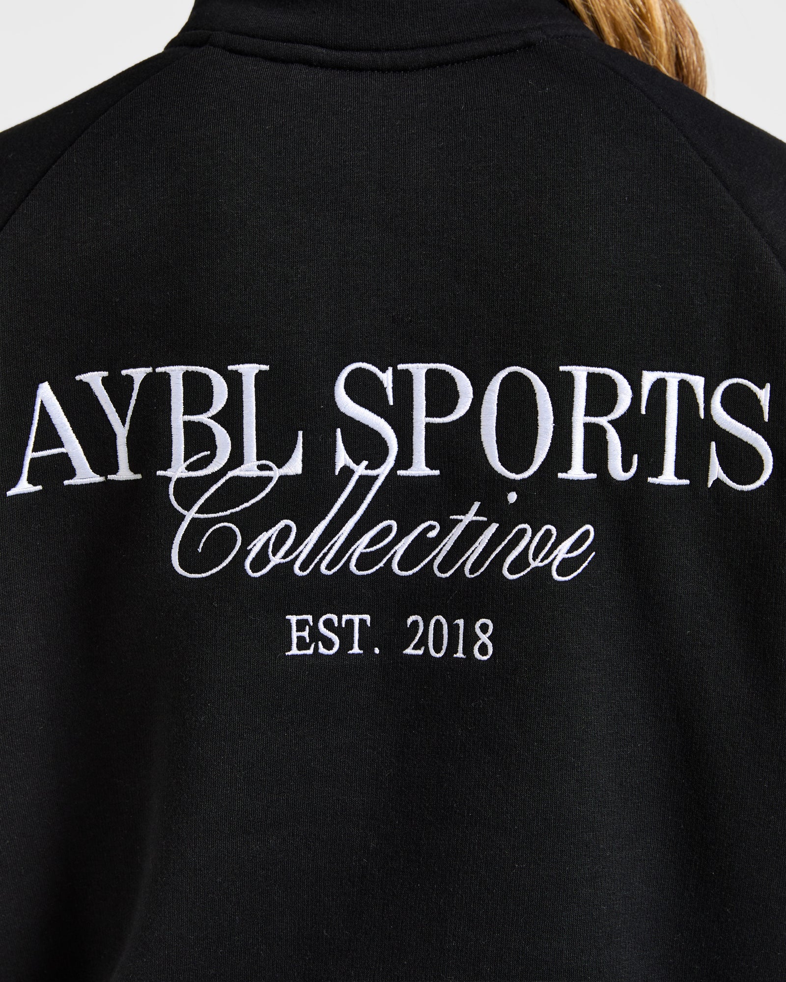 Sports Collective Oversized 1/4 Zip Pullover - Black
