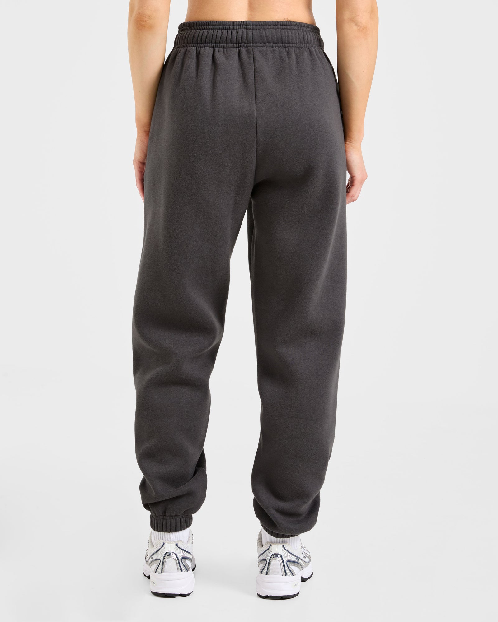 Sports Essentials Oversized Joggers - Charcoal/Pink
