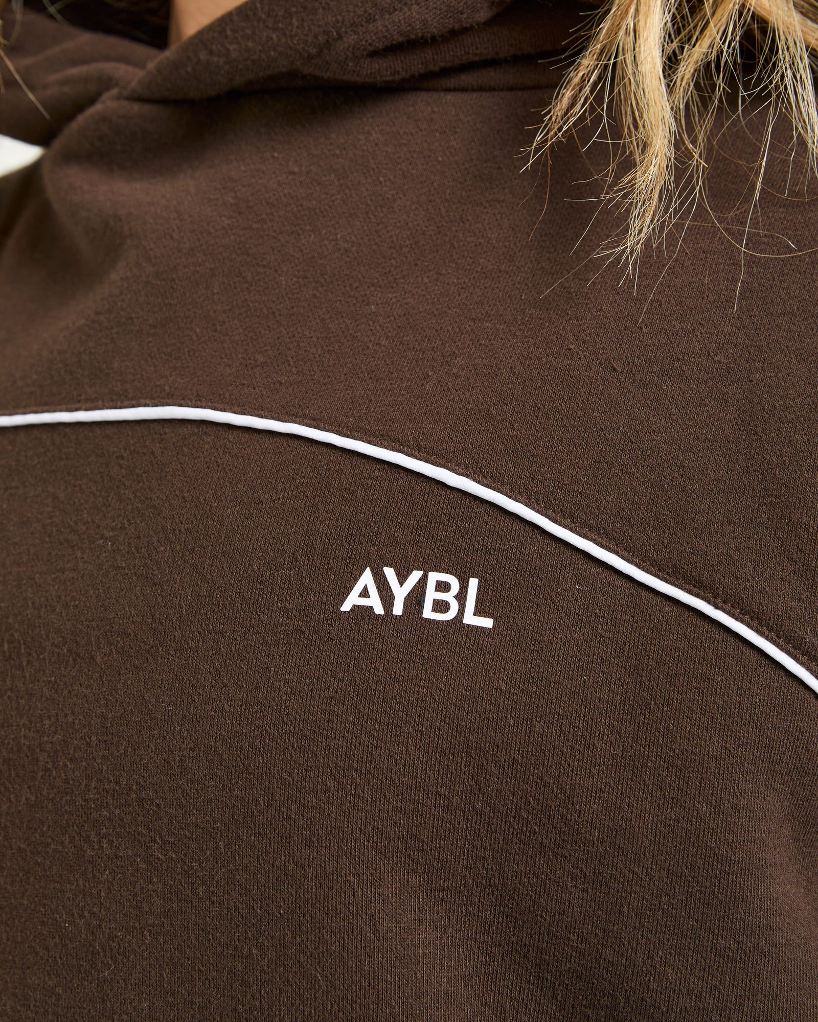 JD Form Oversized Hoodie - Coffee Brown