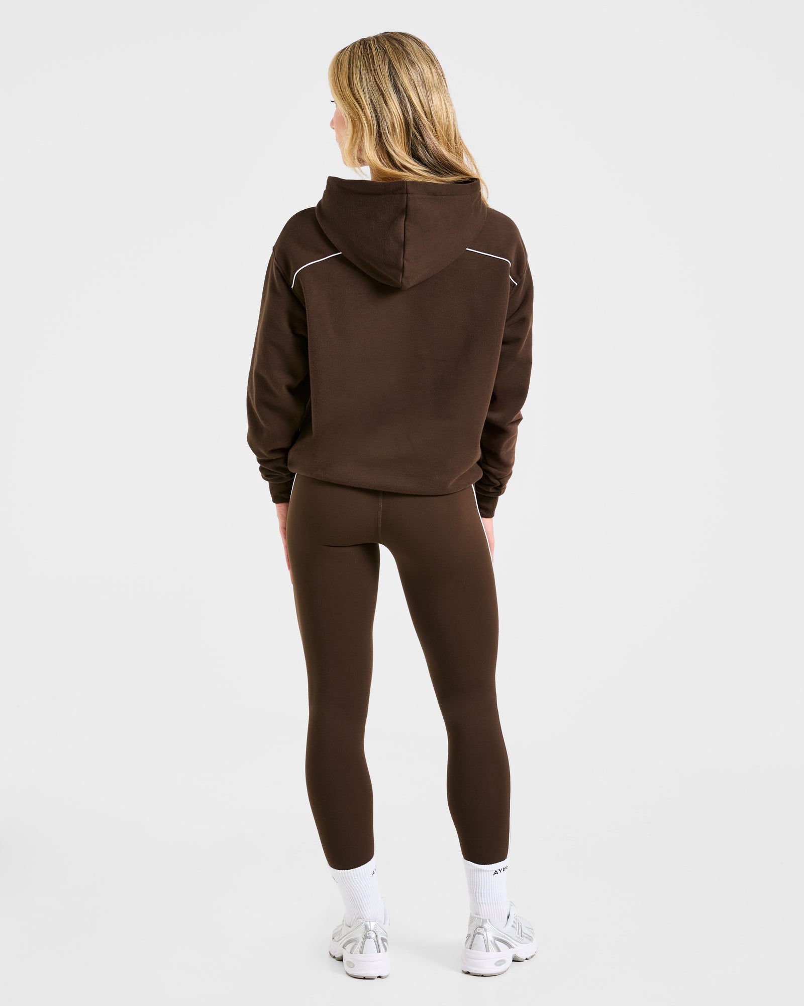 JD Form Oversized Hoodie - Coffee Brown
