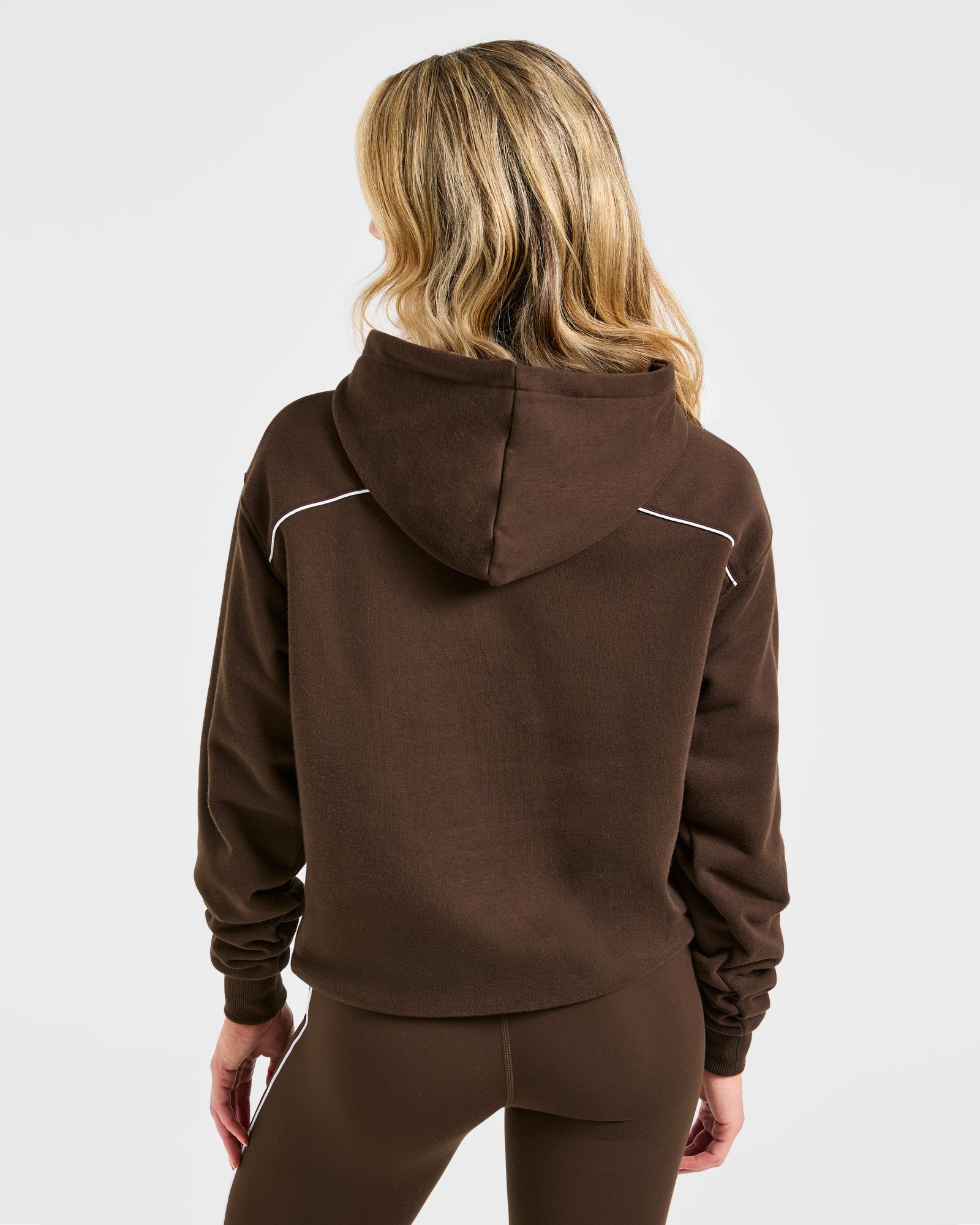 JD Form Oversized Hoodie - Coffee Brown