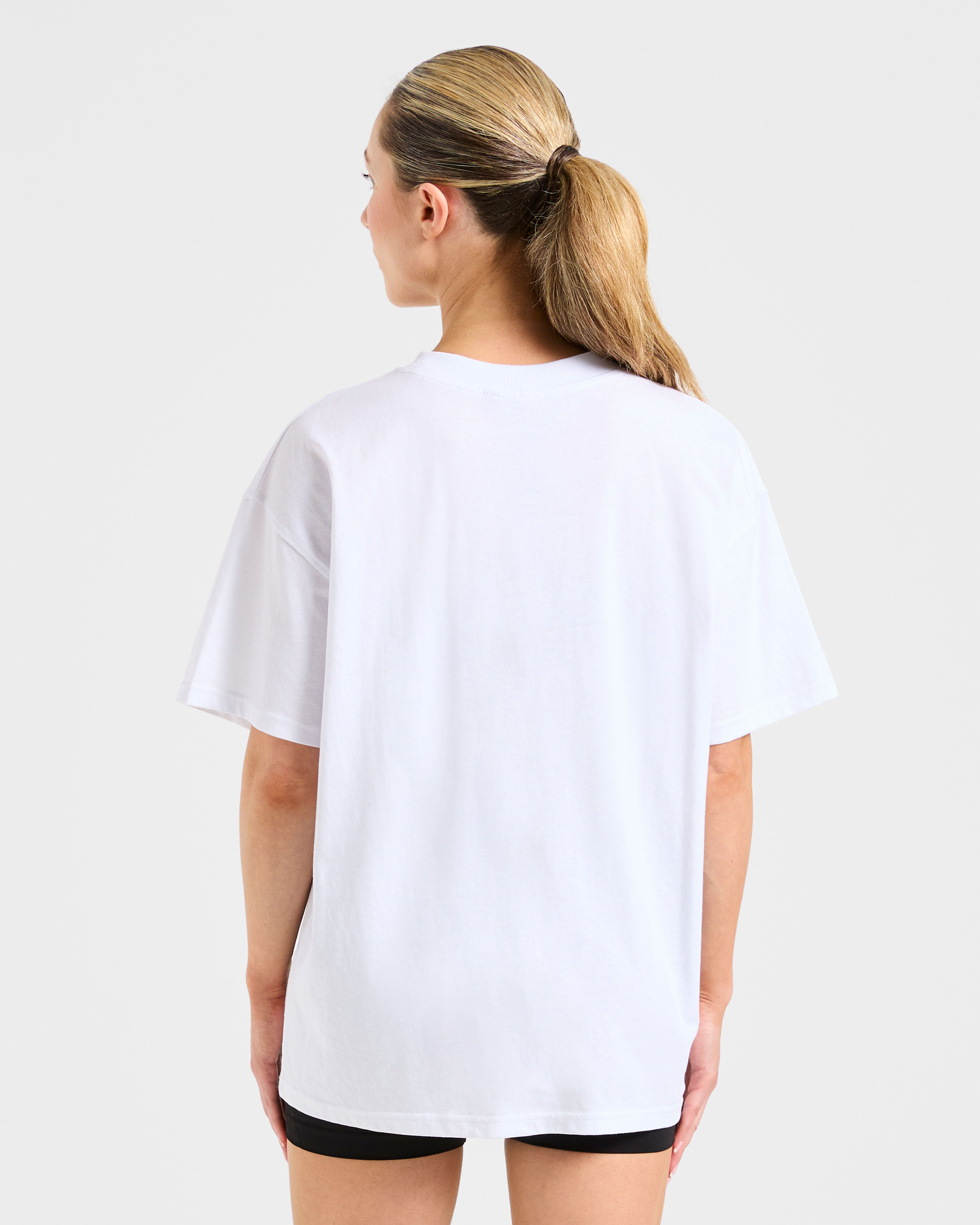 JD Varsity 2.0 Oversized T Shirt - White