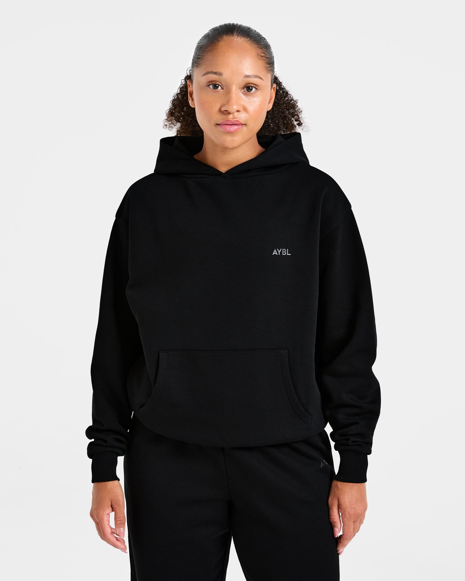 Lifestyle Oversized Hoodie - Black