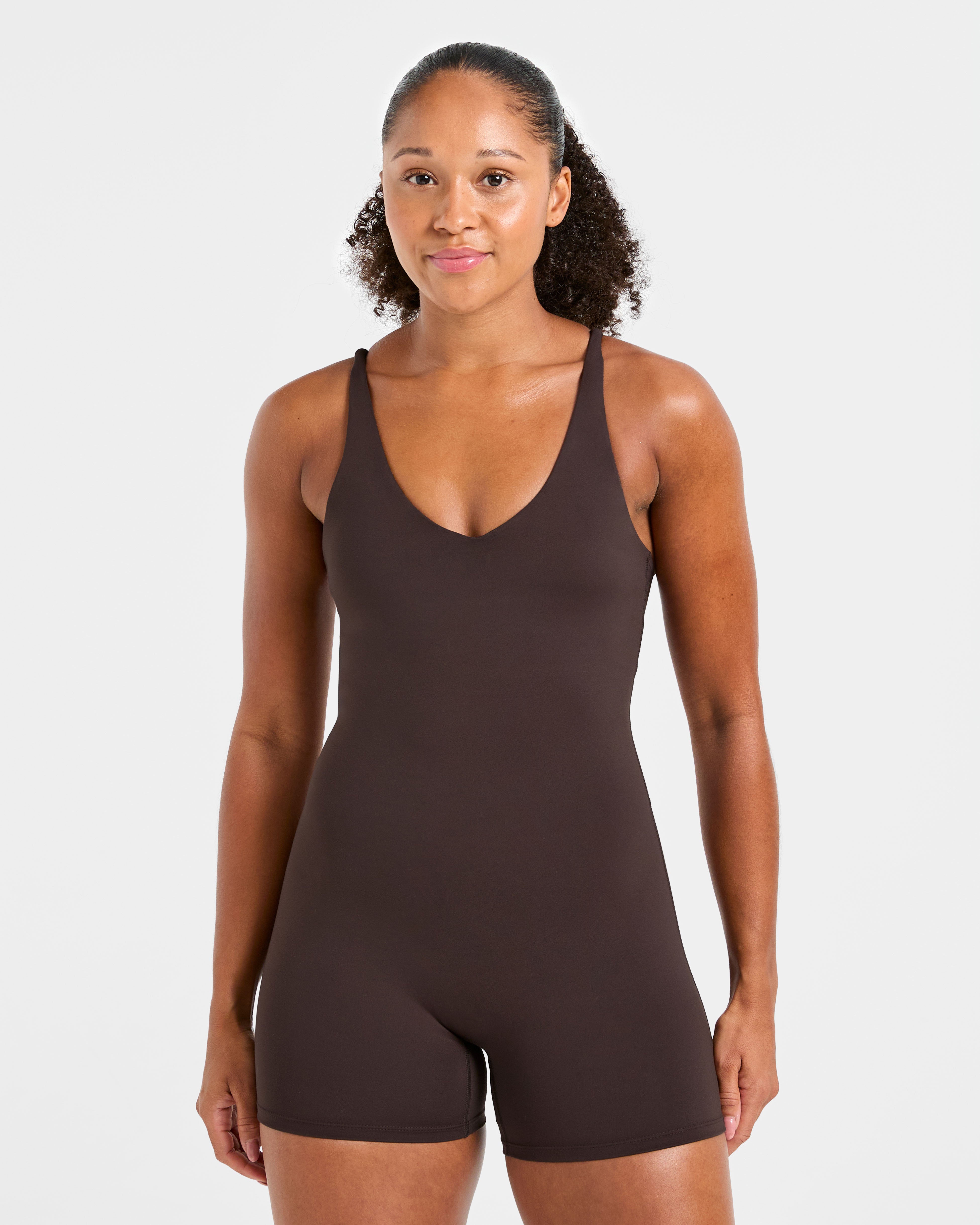 Staple Shorts All In One - Coffee Brown