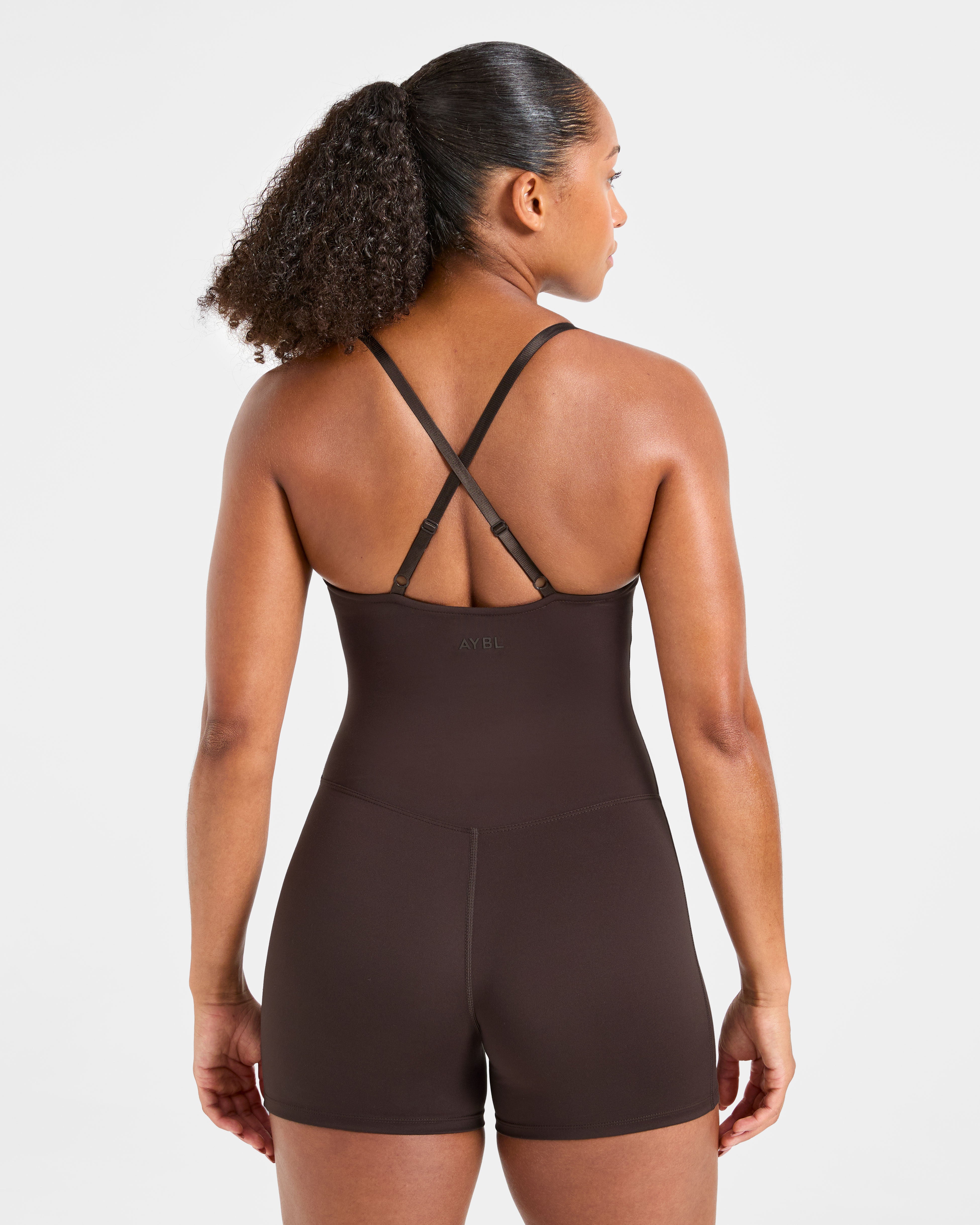 Staple Shorts All In One - Coffee Brown