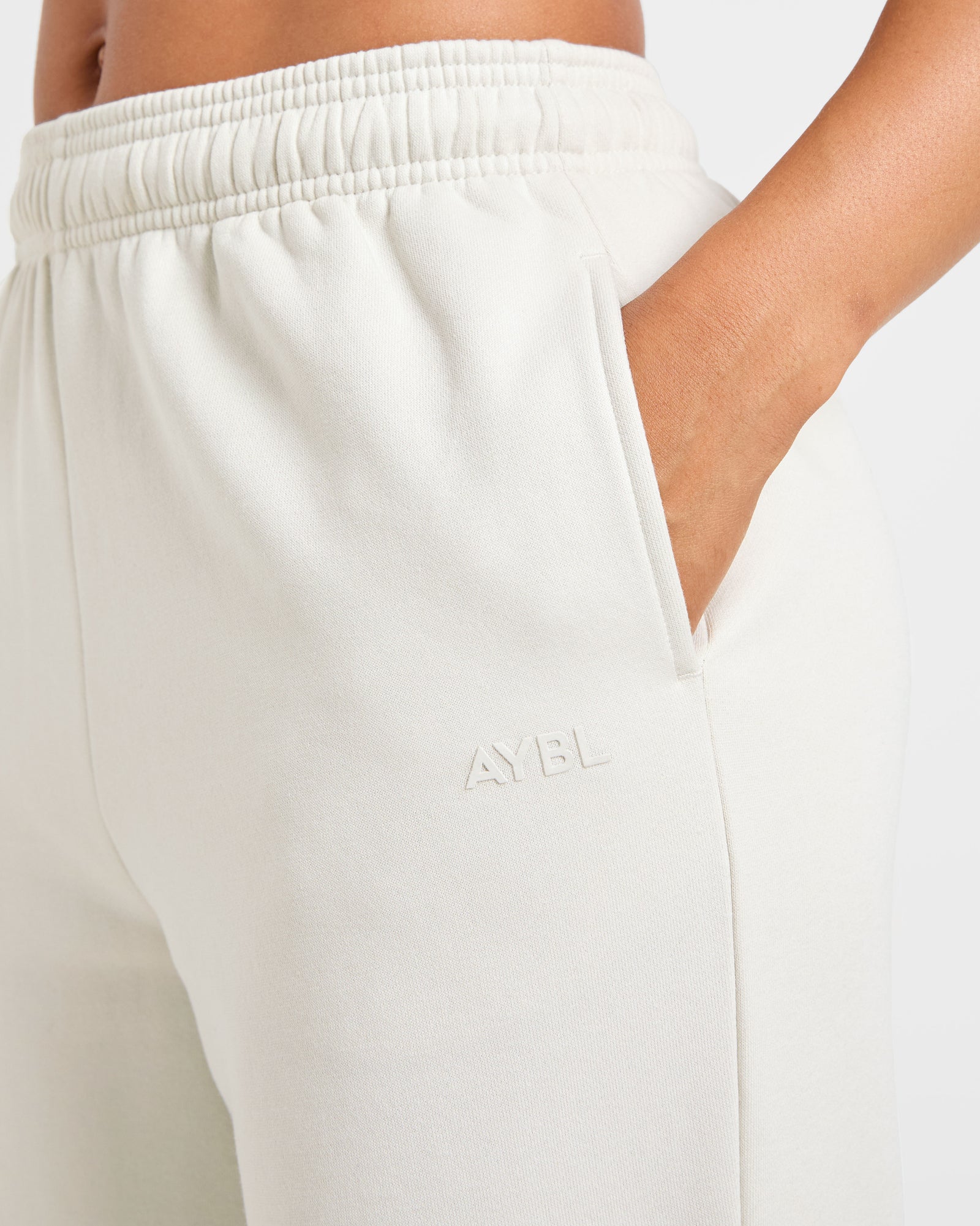 Lifestyle Oversized Straight Leg Joggers - Off-White
