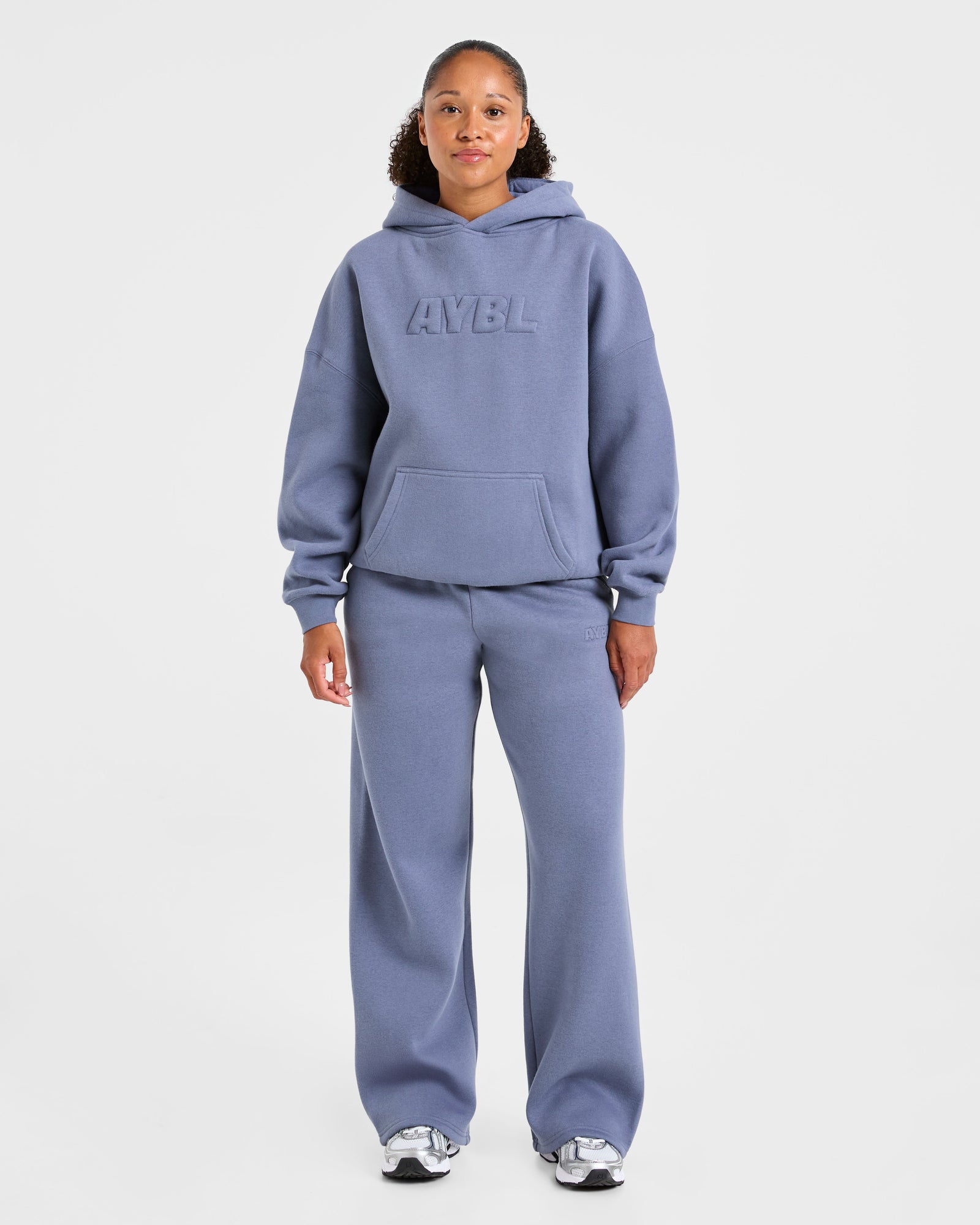 Classic Plush Oversized Hoodie - Slate