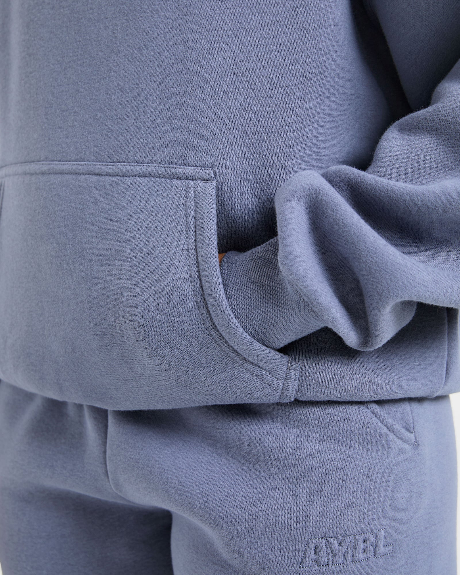 Classic Plush Oversized Hoodie - Slate