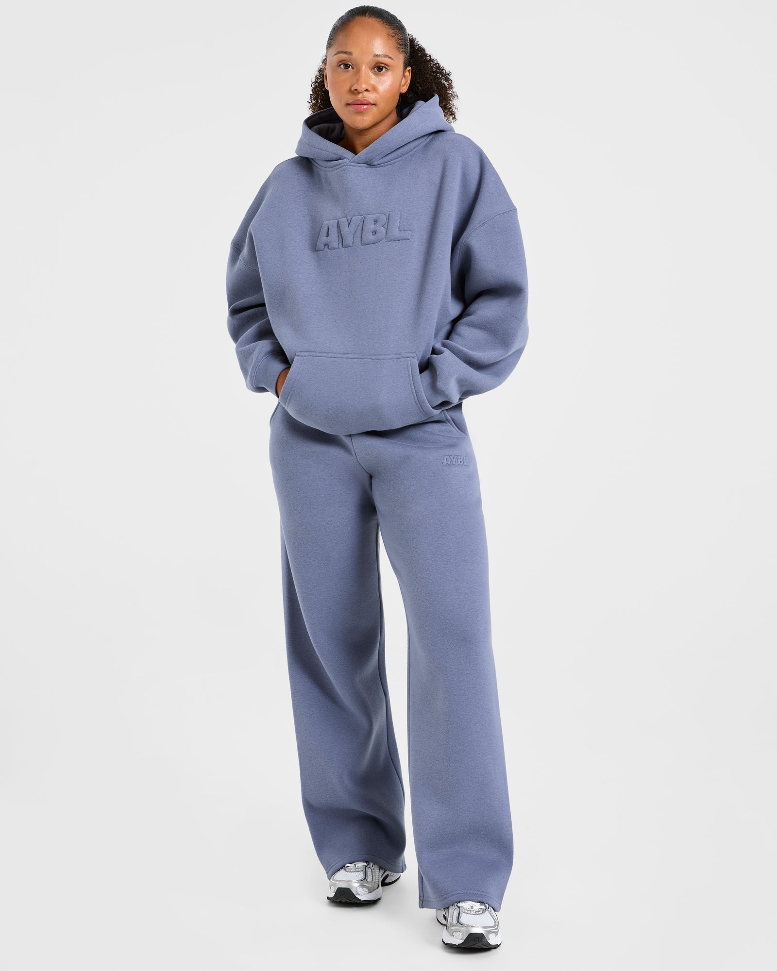 Classic Plush Oversized Hoodie - Slate