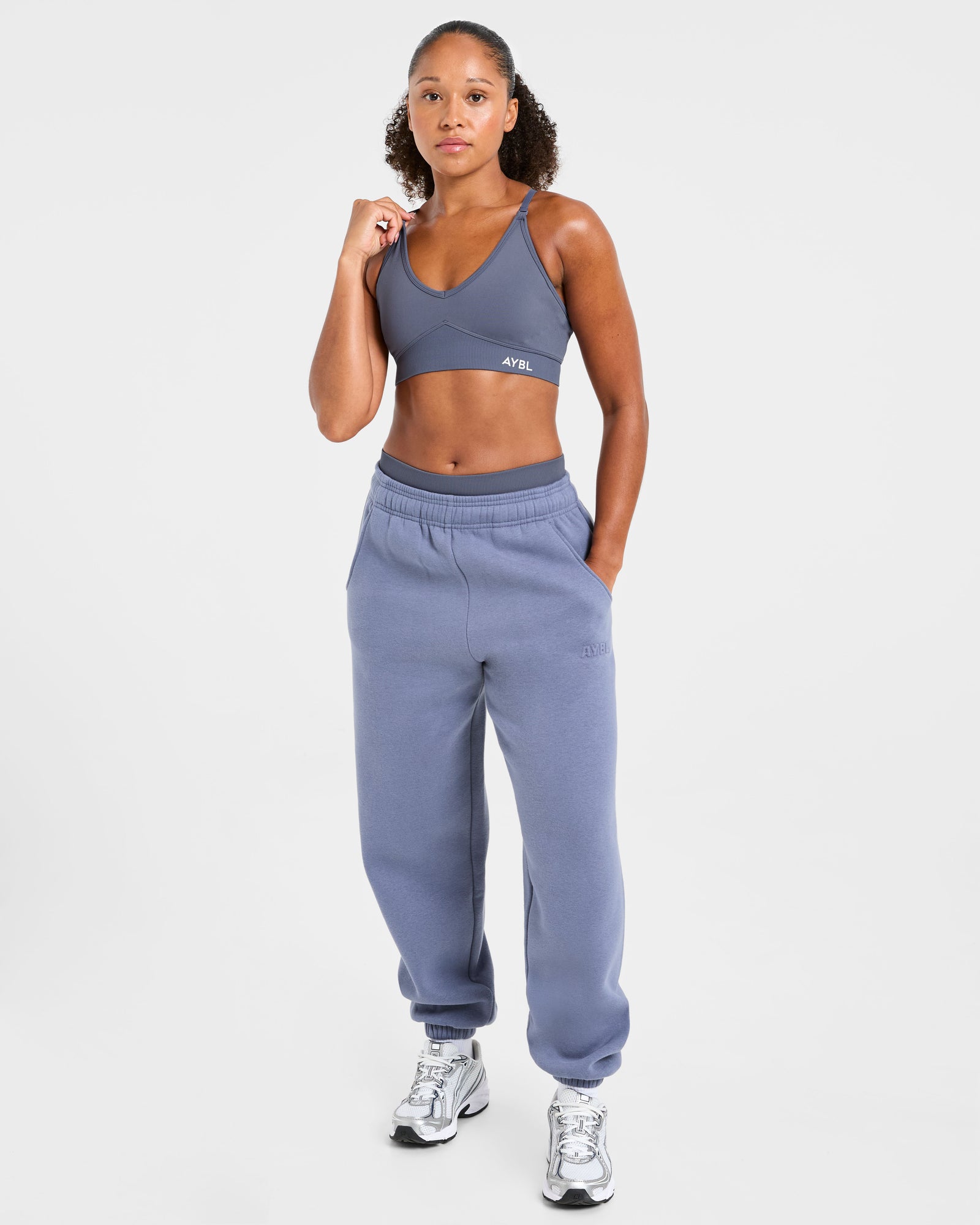 Classic Plush Oversized Joggers - Slate