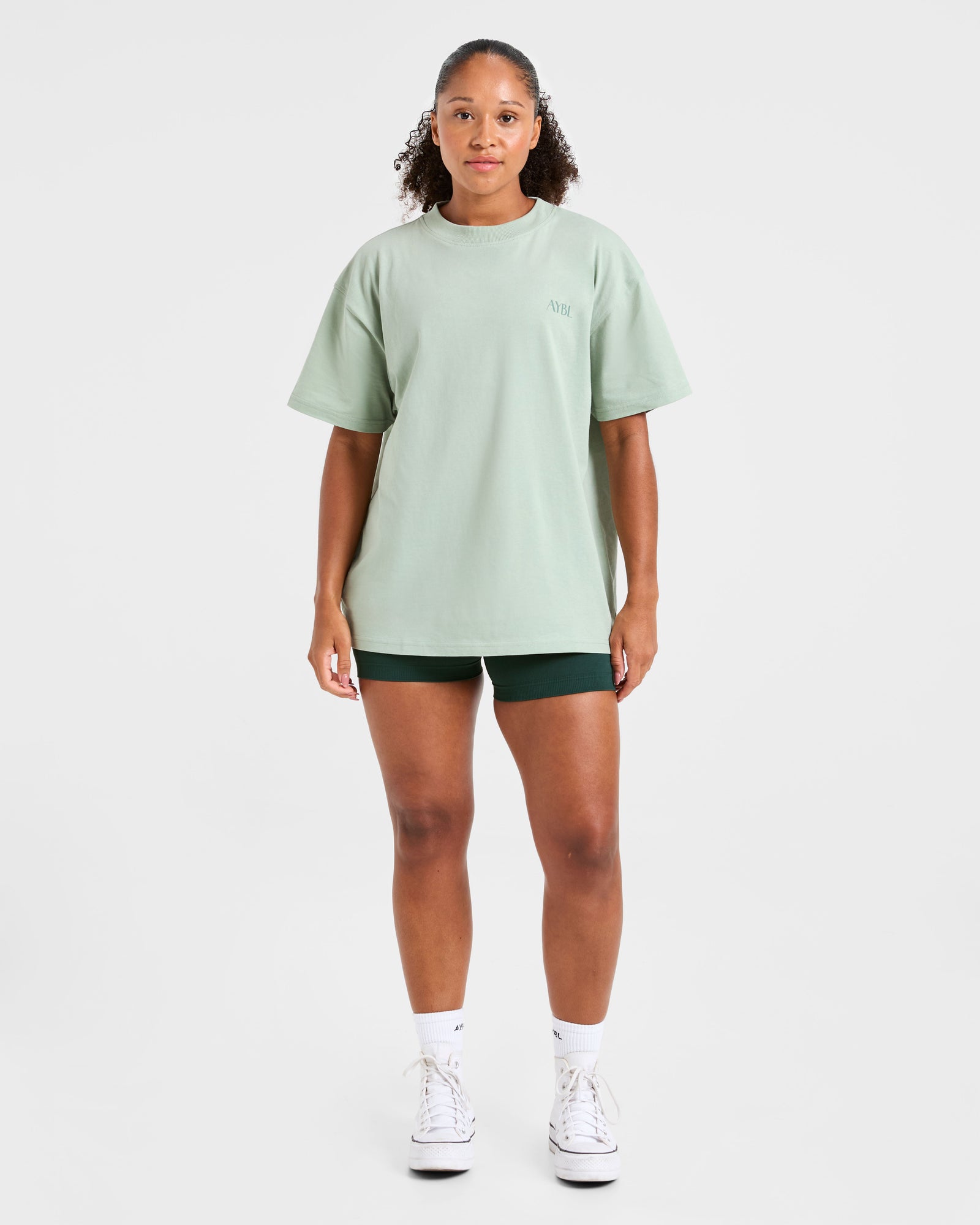 AYBL Wellness Oversized T Shirt - Green