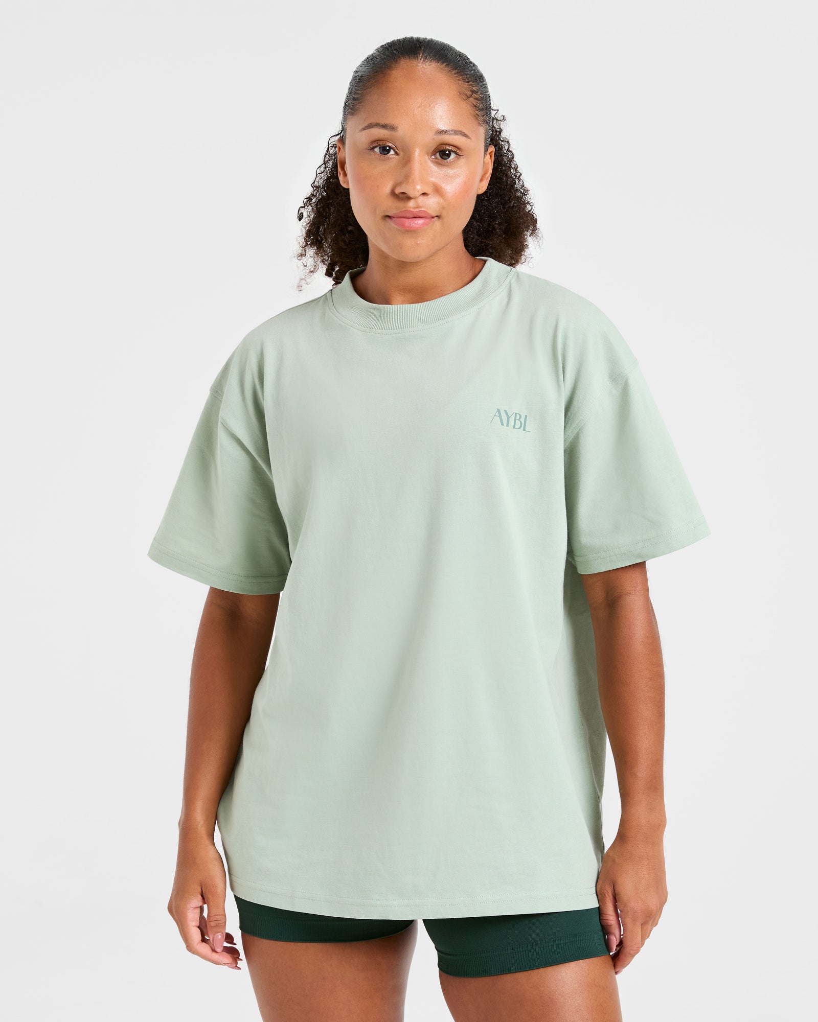 AYBL Wellness Oversized T Shirt - Green