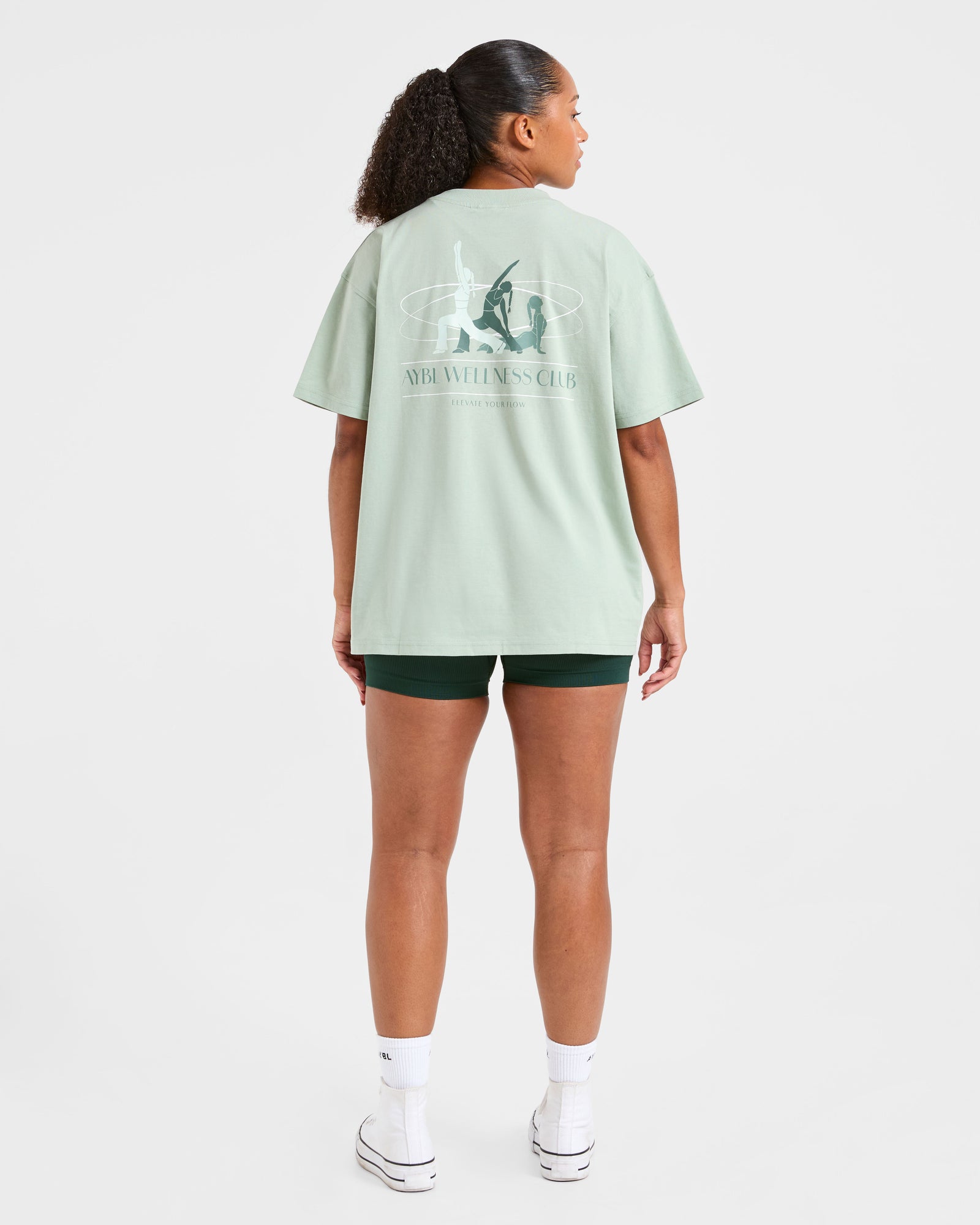 AYBL Wellness Oversized T Shirt - Green