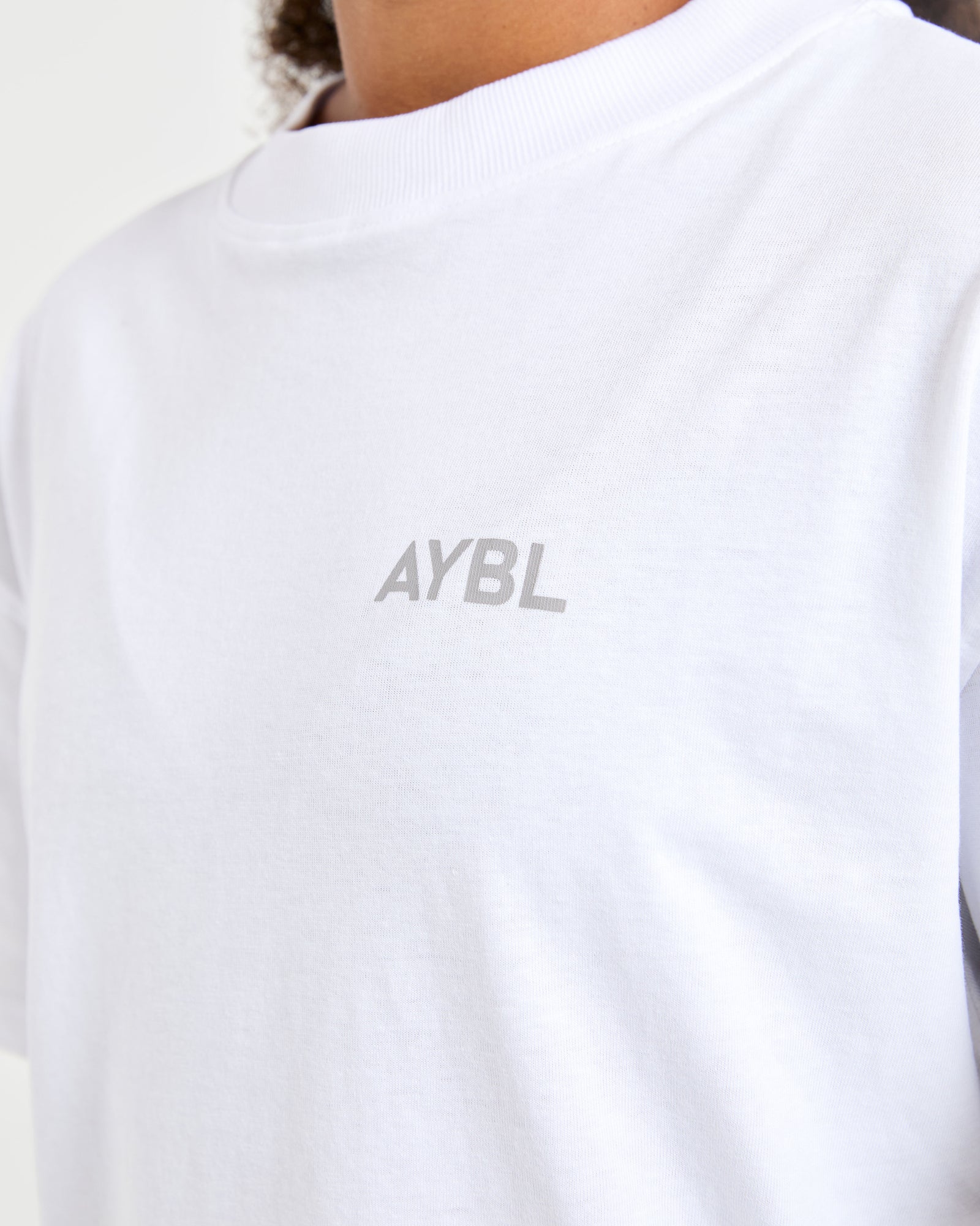 Lift Graphic Oversized T Shirt - White