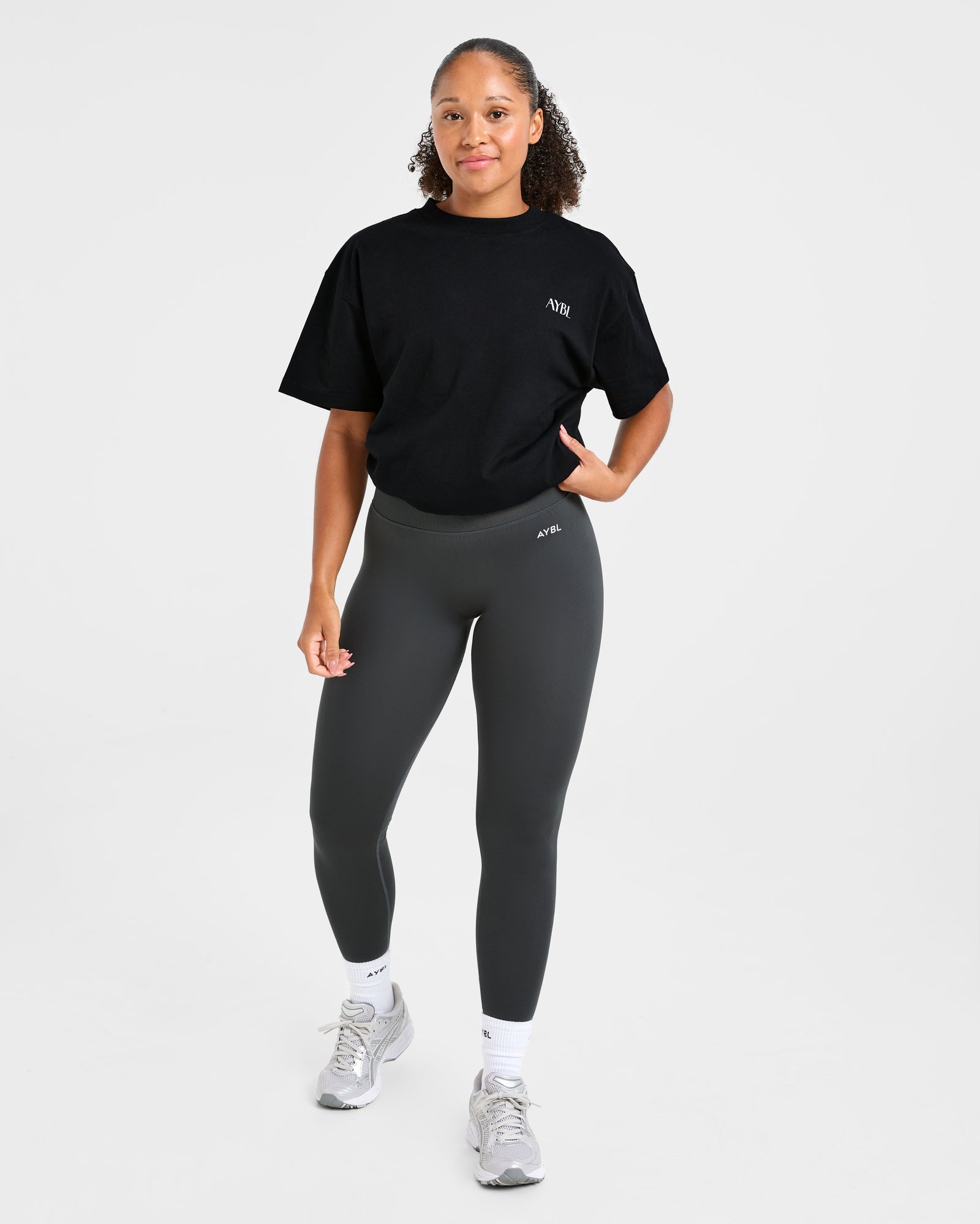 AYBL Wellness Oversized T Shirt - Black