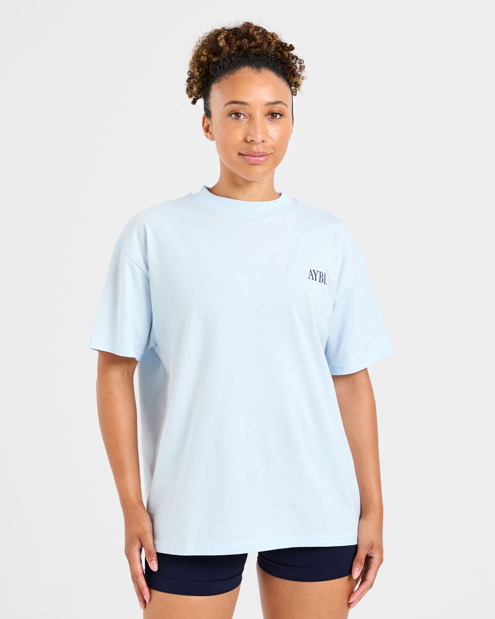 AYBL Strength Studio Oversized T Shirt - Blue