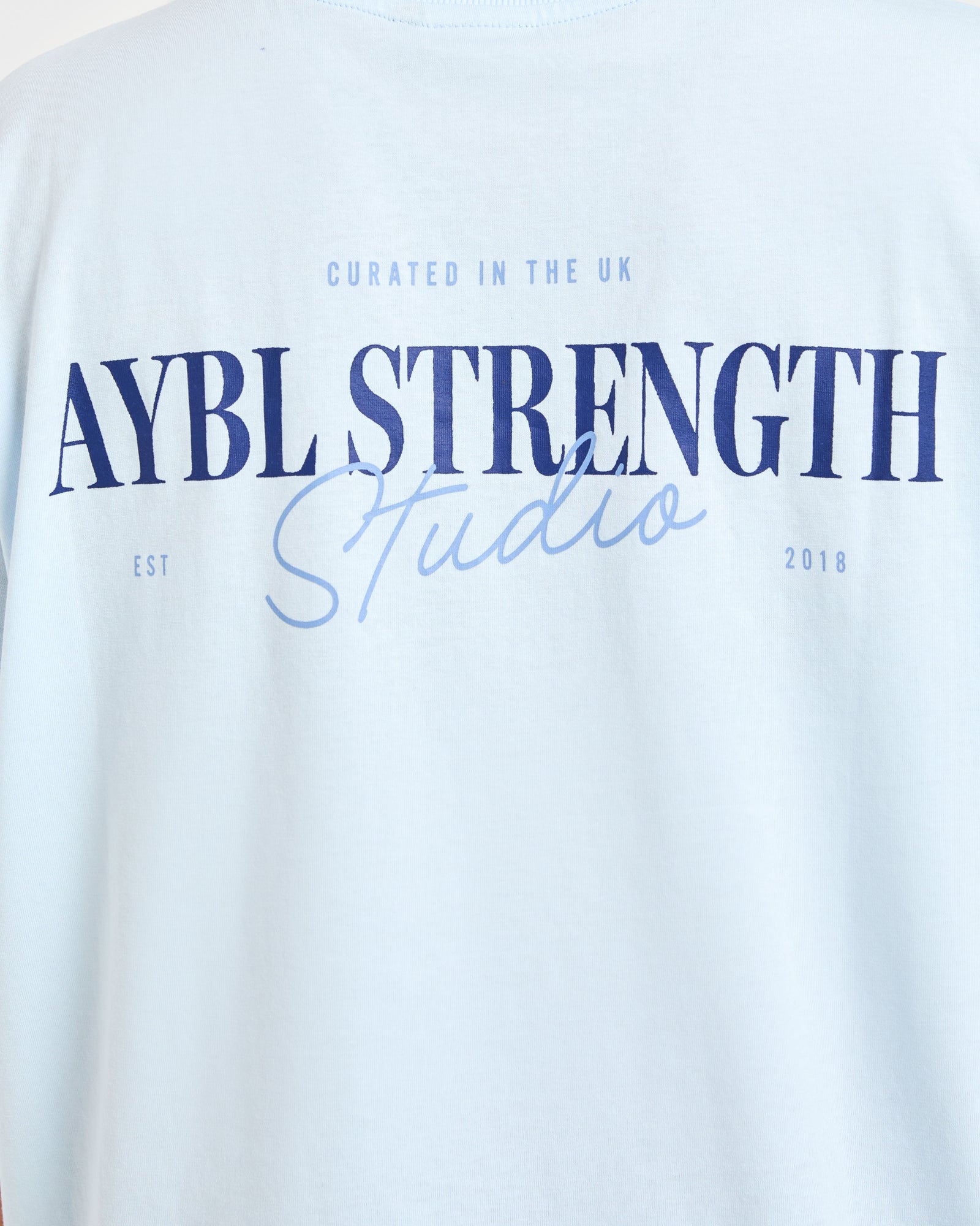AYBL Strength Studio Oversized T Shirt - Blue