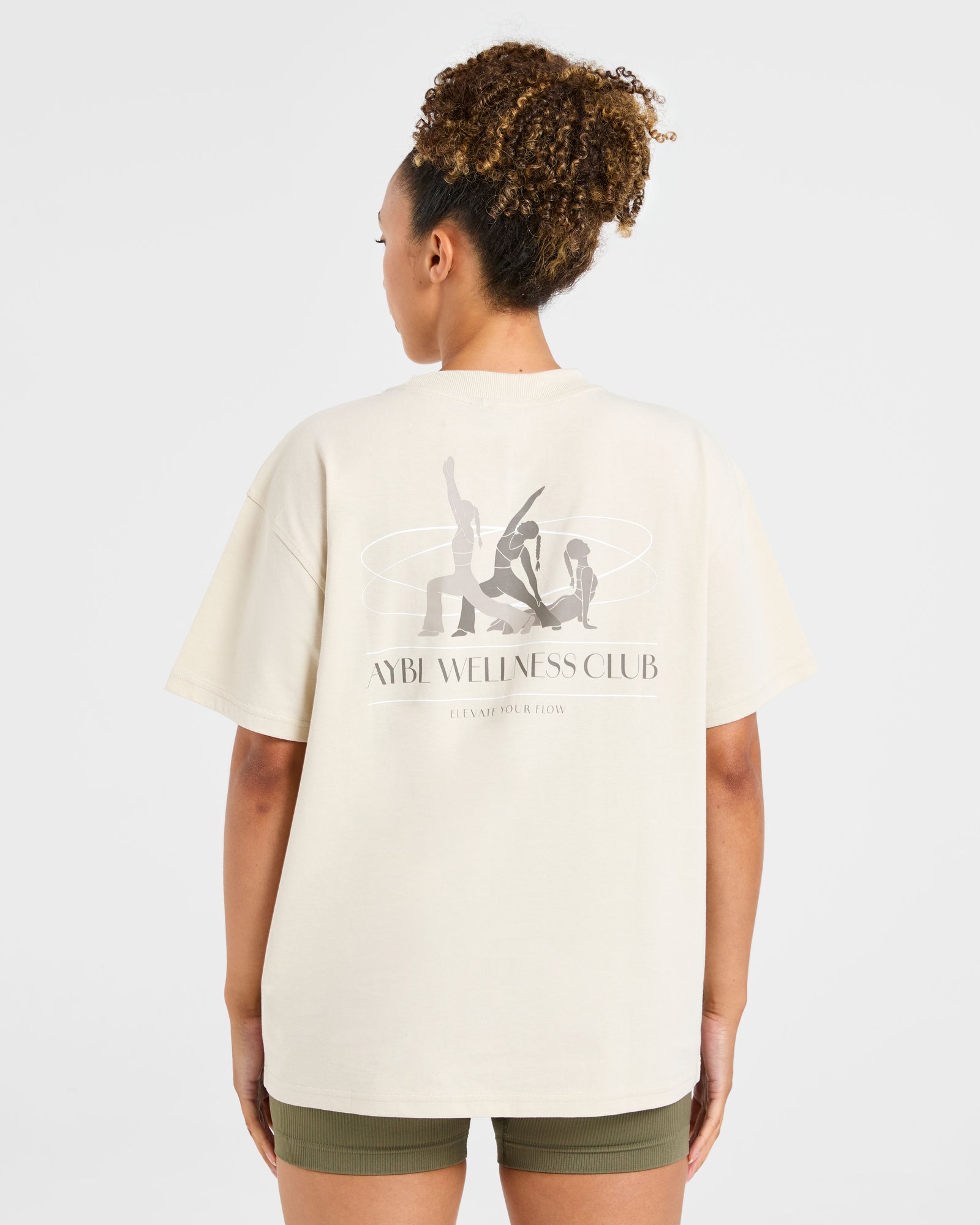 AYBL Wellness Oversized T Shirt - Beige